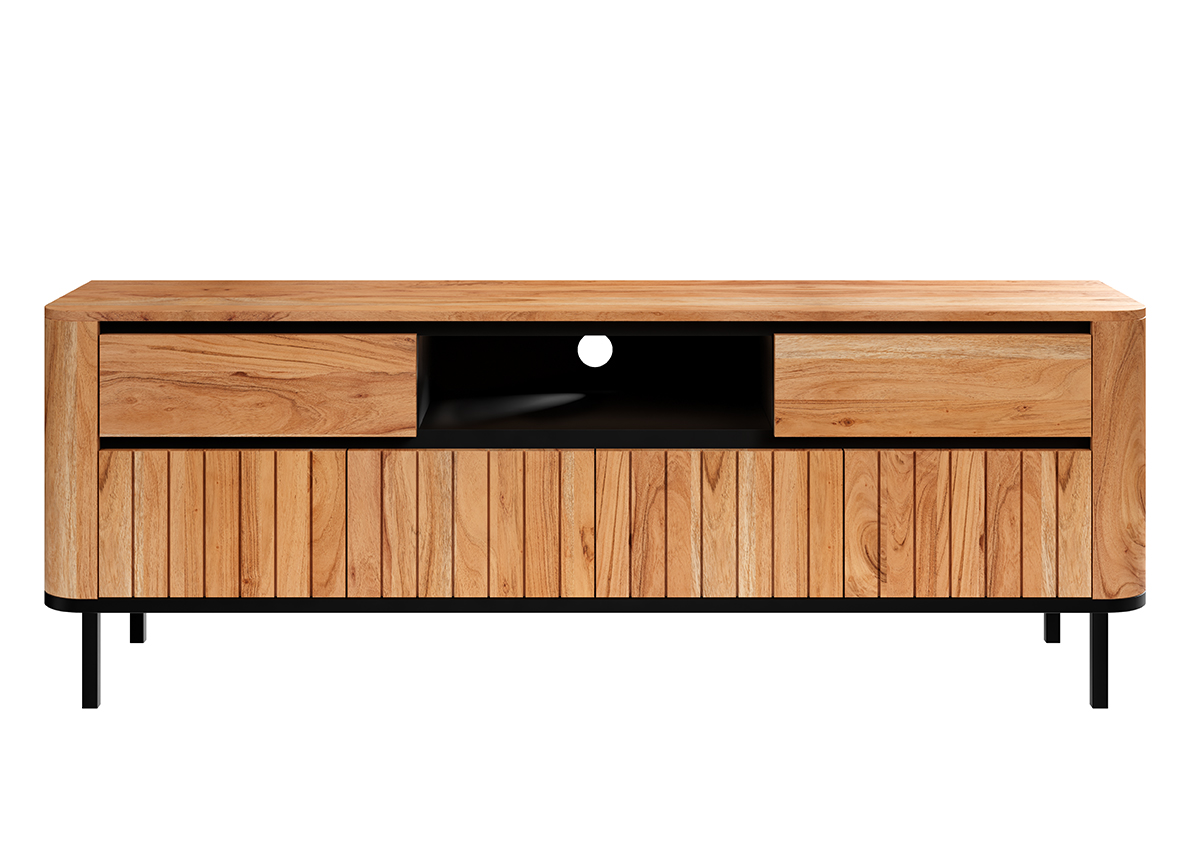 TV-Lowboard, Akazienholz, ca.177cm breit - MyStyle 1009
