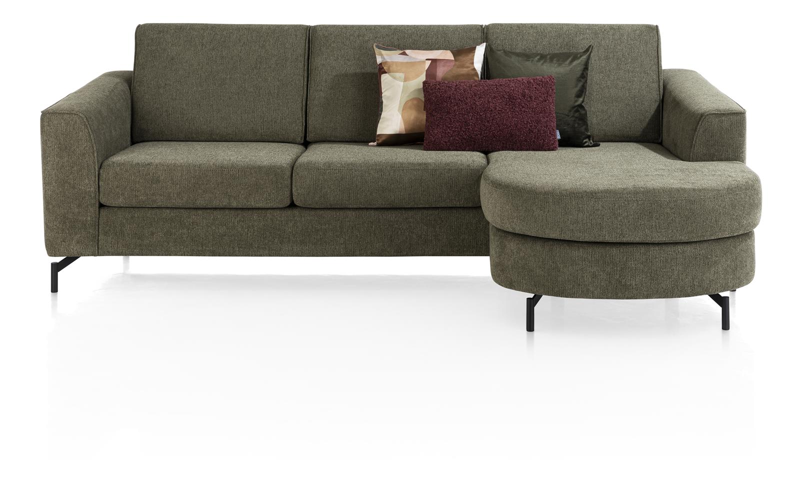 Ecksofa, Moosgrün - Alcona