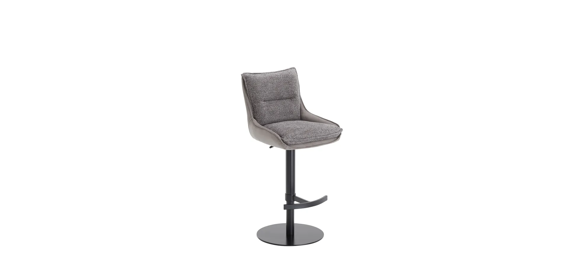 Barhocker, höhenverstellbar, Bezug fango - Mandy