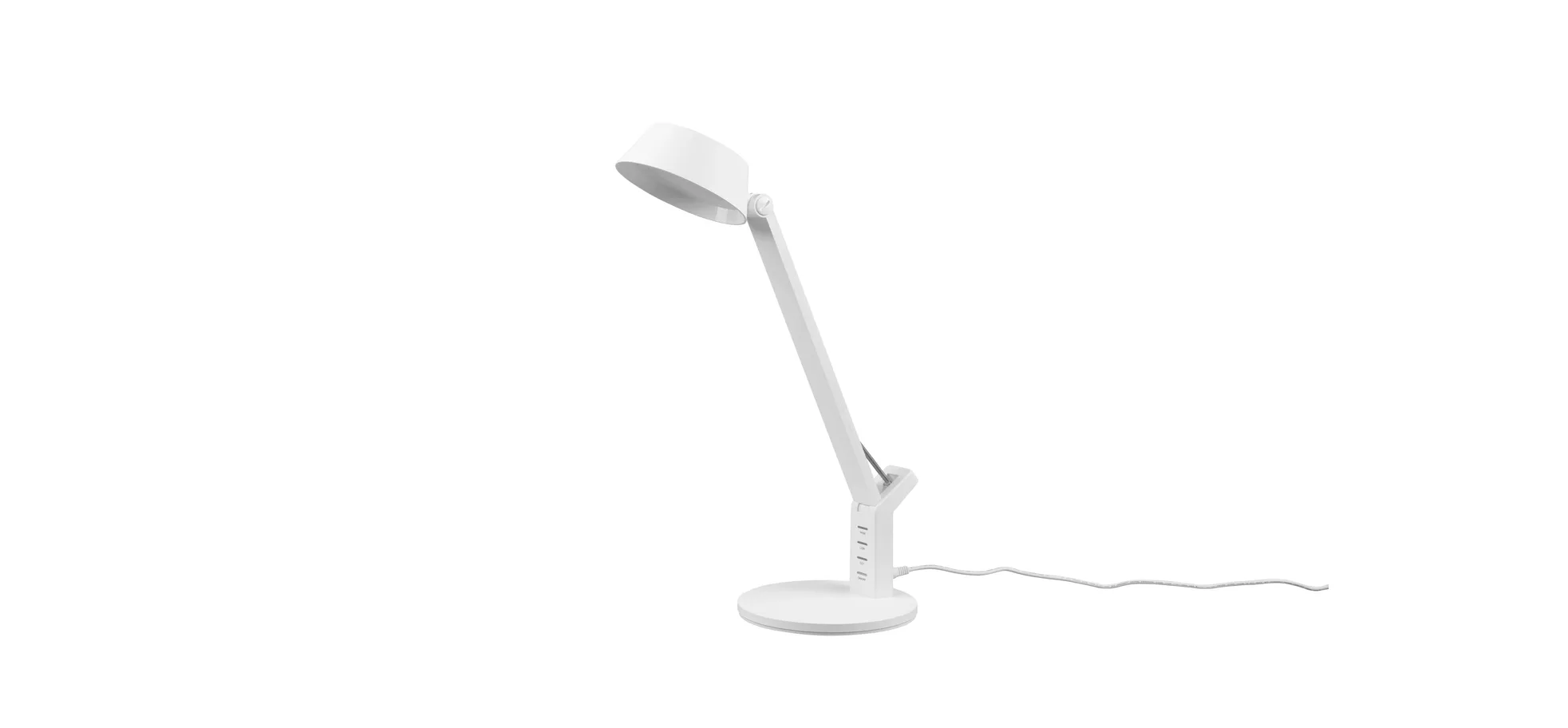 LED-Tischleuchte - 1flg. BH. ca. 17,1x40,4 cm, Weiß