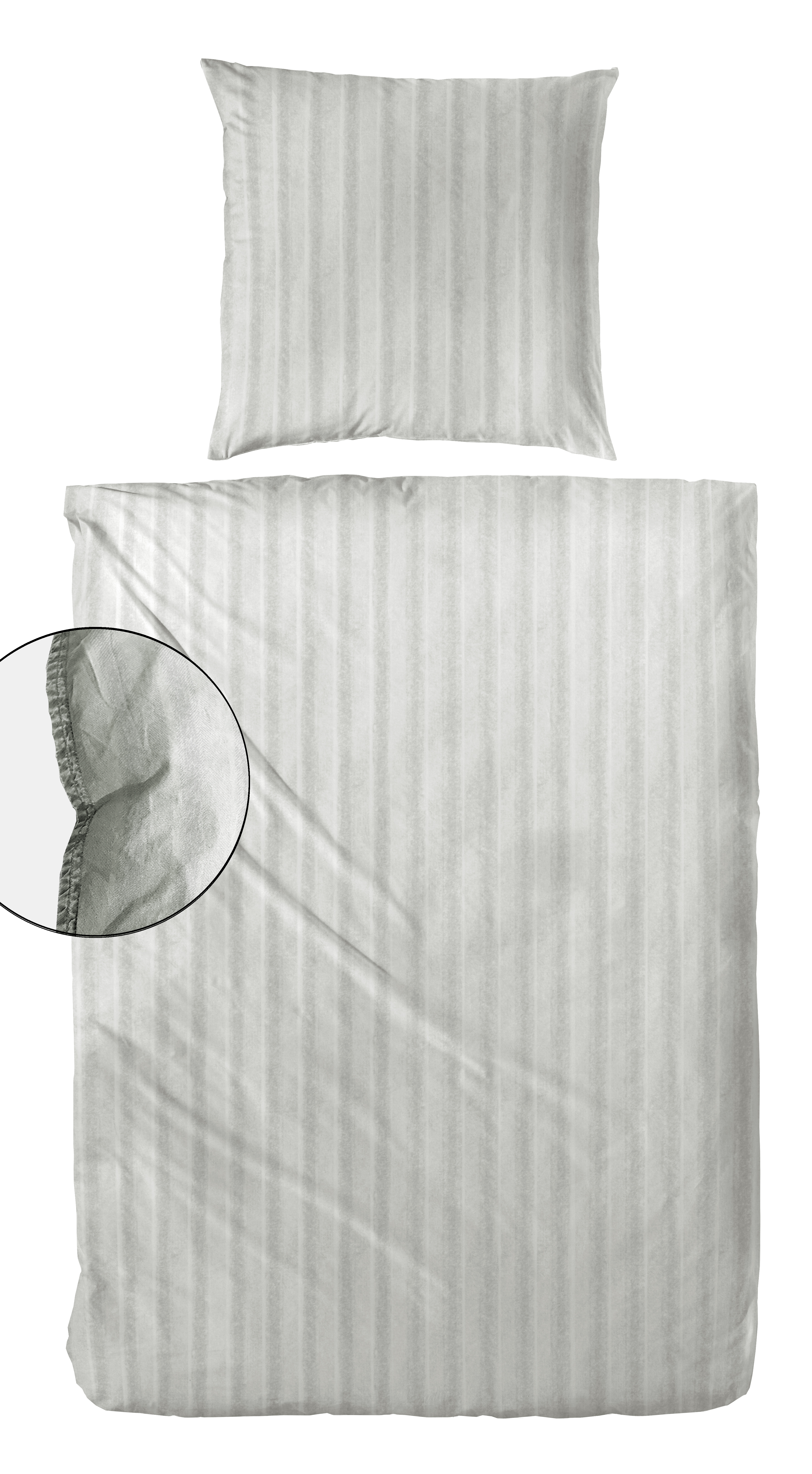 Renforce-Bettwäsche stonewashed Style - 135x200cm