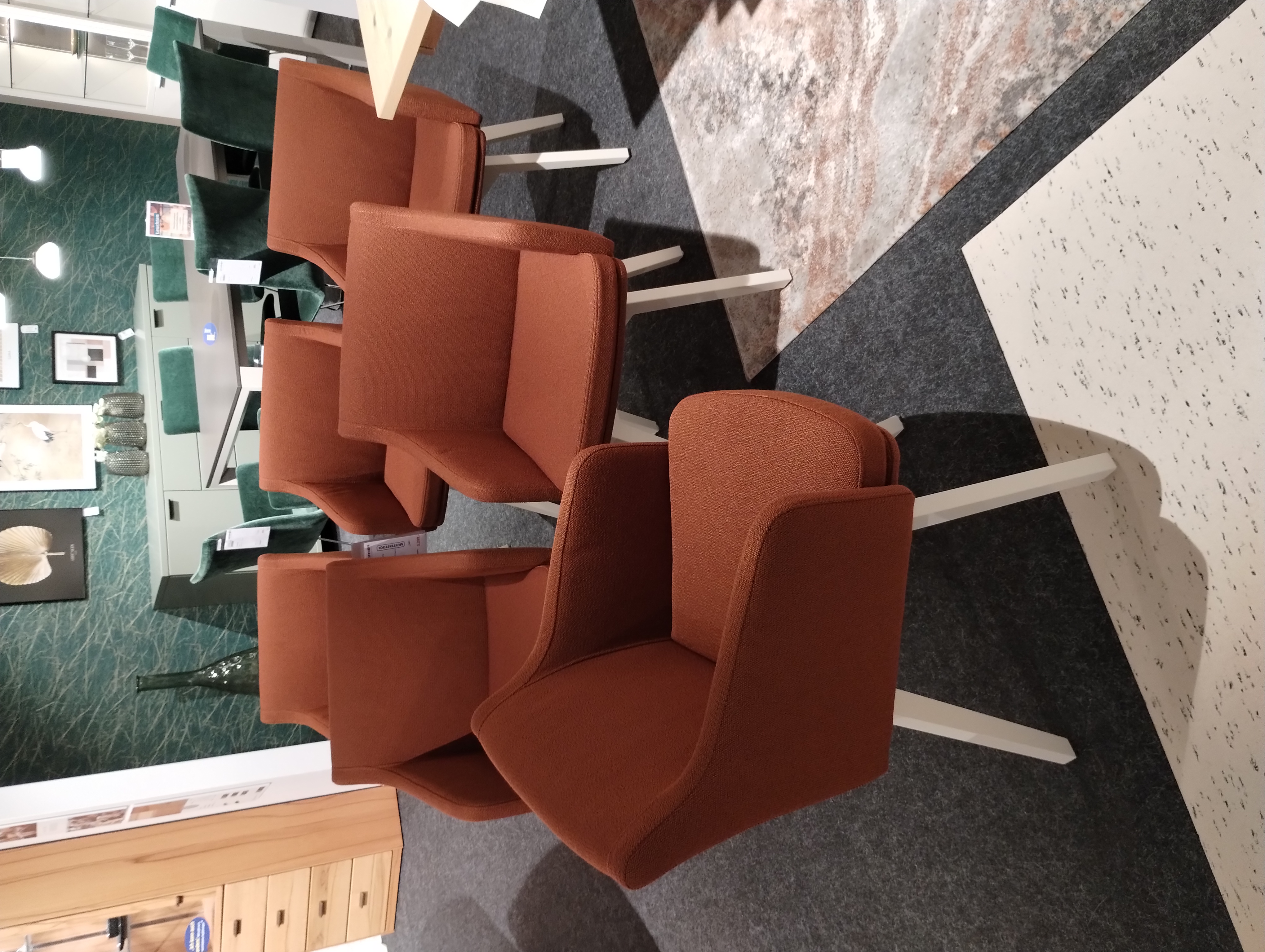 Stuhlsatz, 6er Set, Lack crema - FLAIR