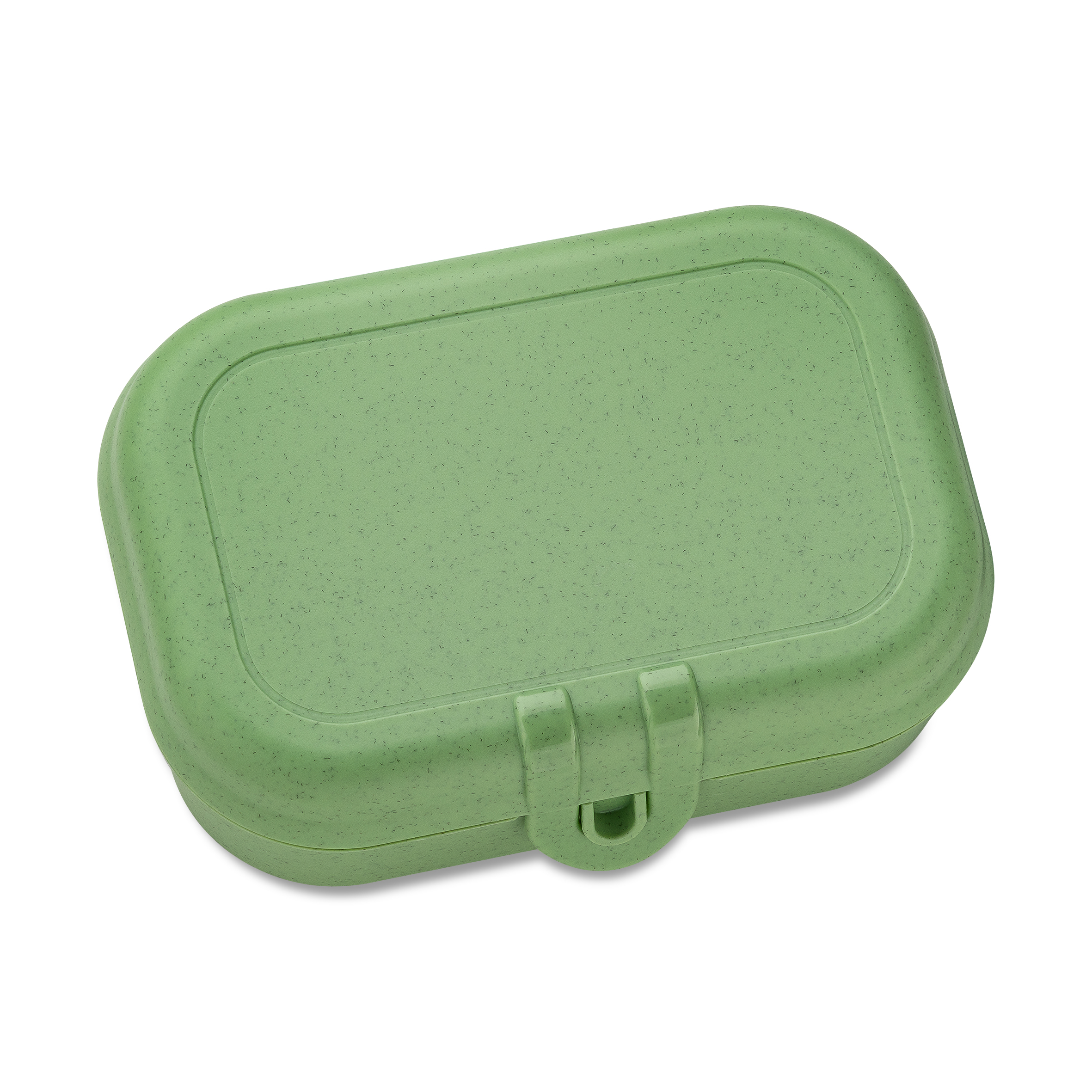 Lunchbox, nature leaf green - mit Clipverschluss, 100% CO2-neutral
