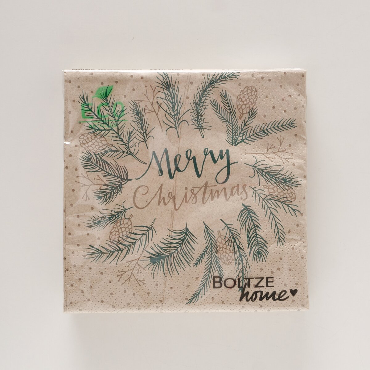 Servietten Calma, 20 tlg. - Floral, Recyceltes Papier