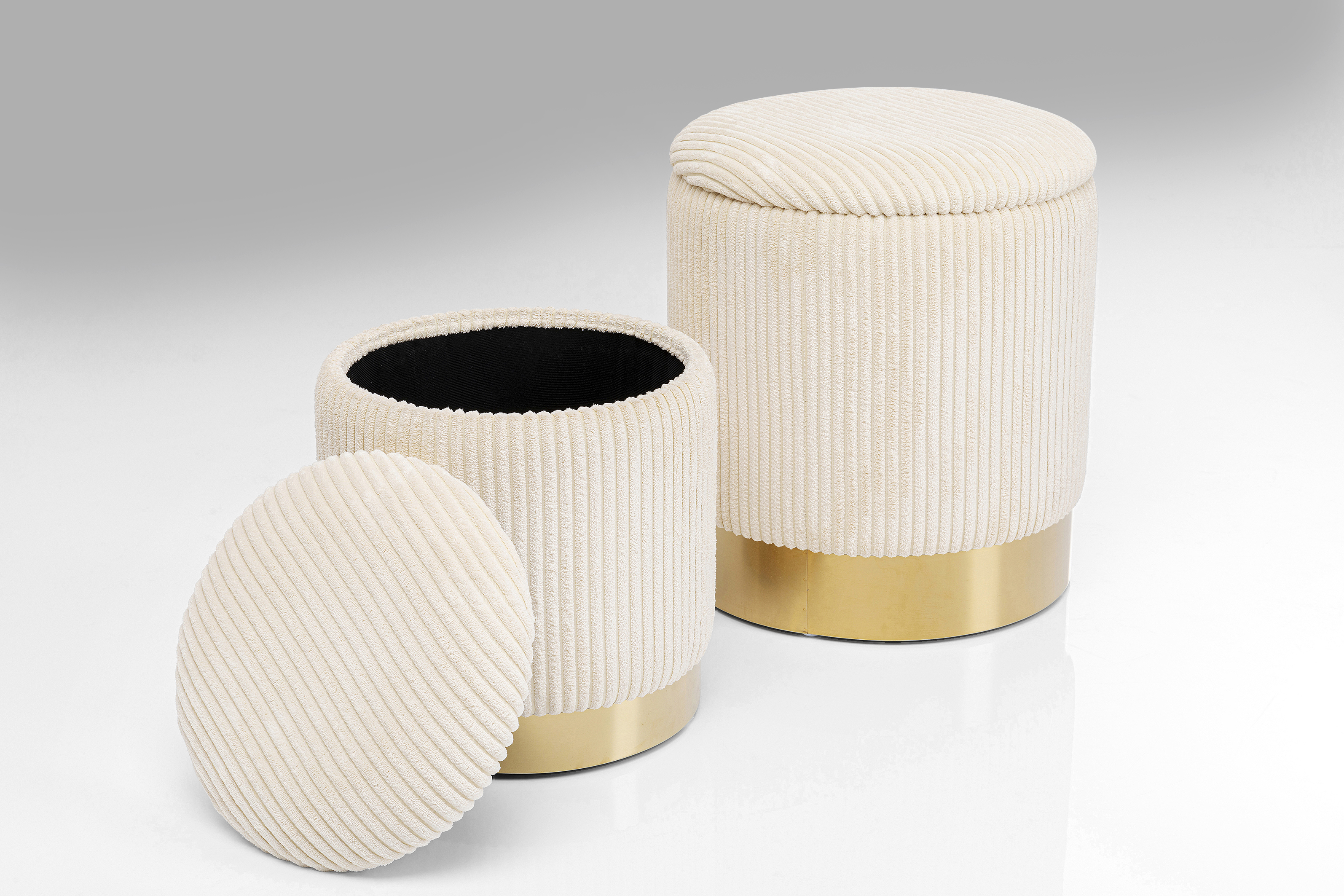 Hocker Cherry, creme,  - Möbel