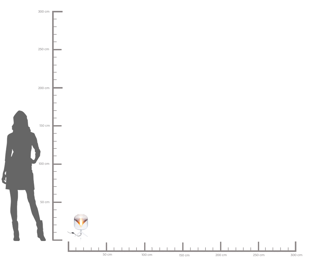 Tischleuchte Chrome Goblet Bal - Luxury