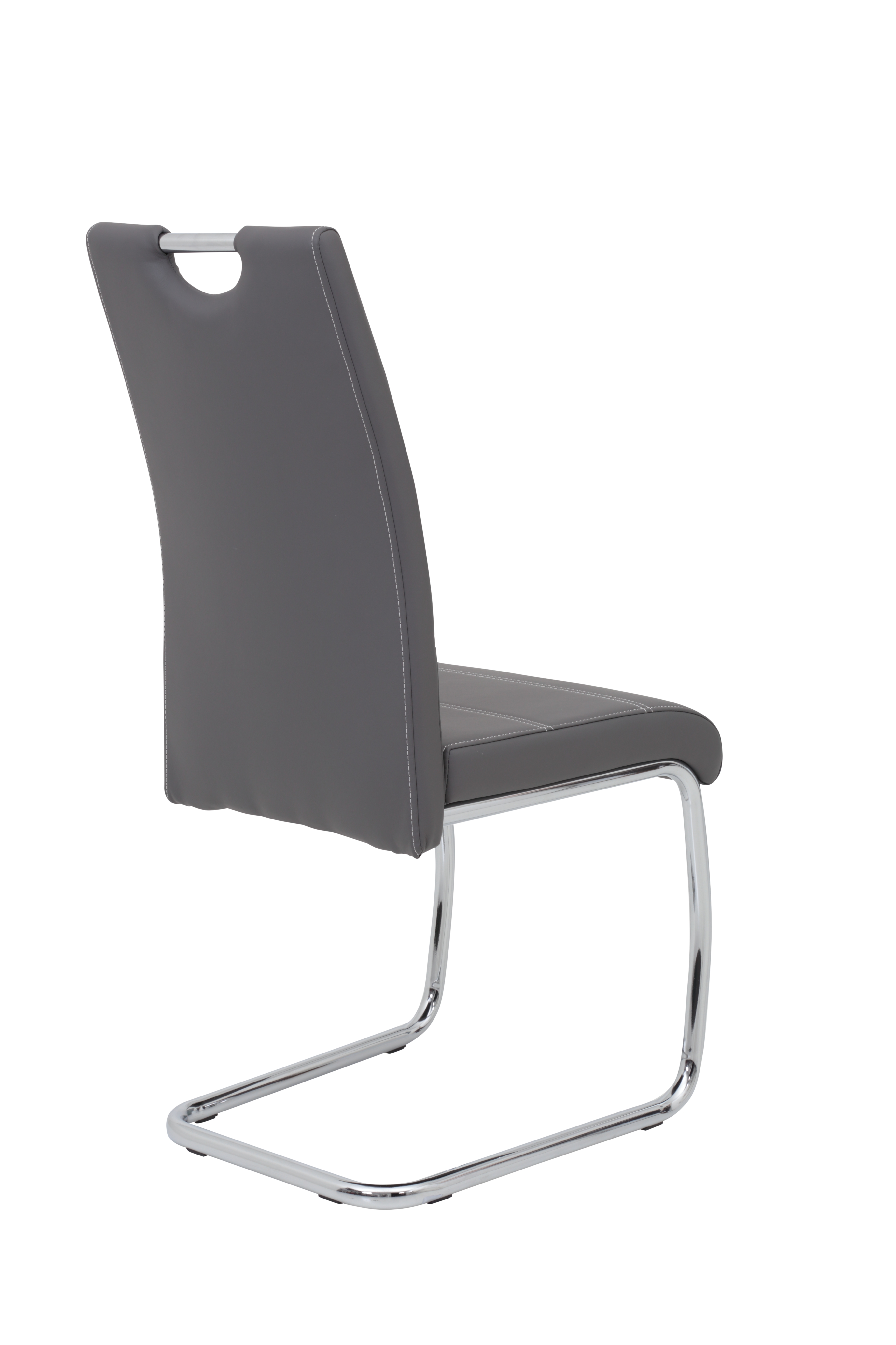 Schwingstuhl, grau, Metallgestell - HAIGER