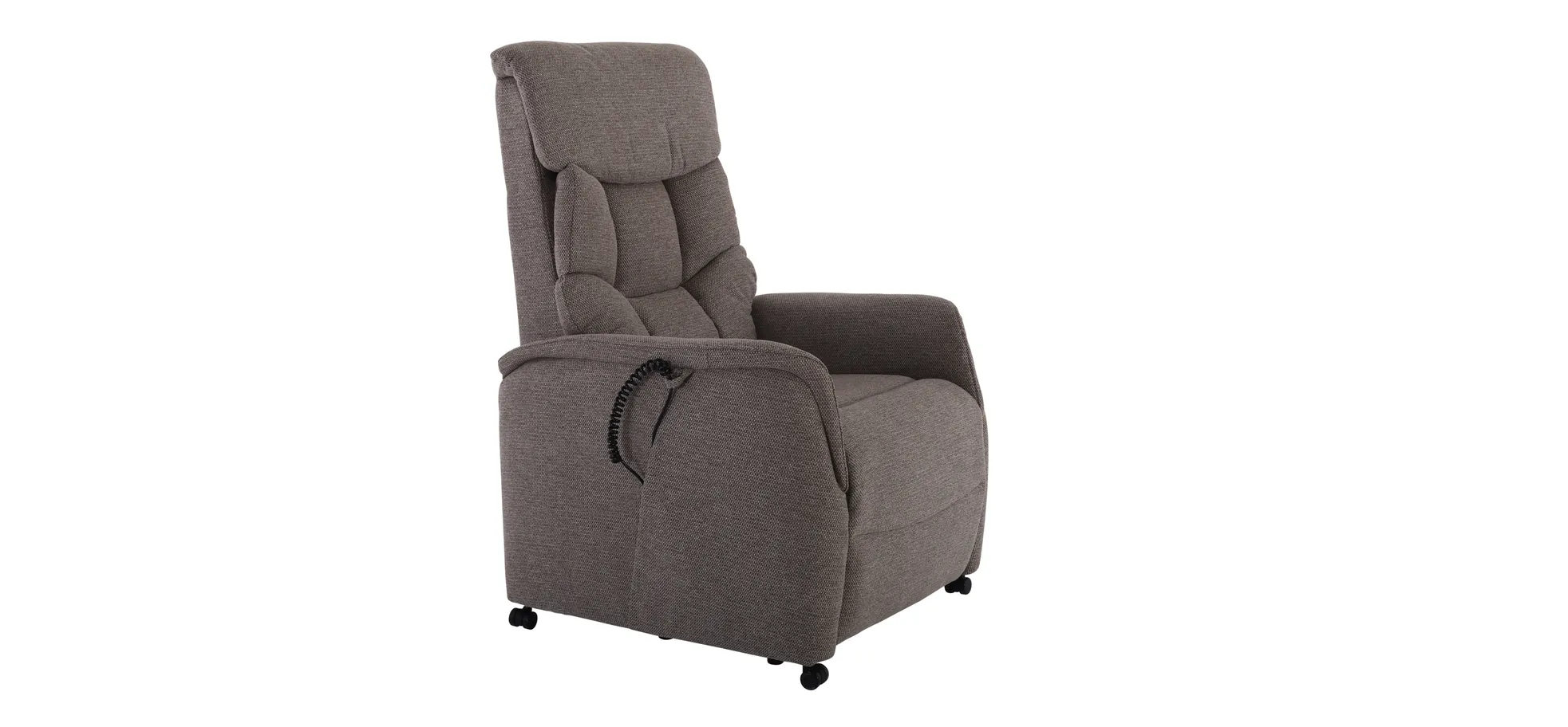 Fernsehsessel, Stoff braun/beige - Marlo