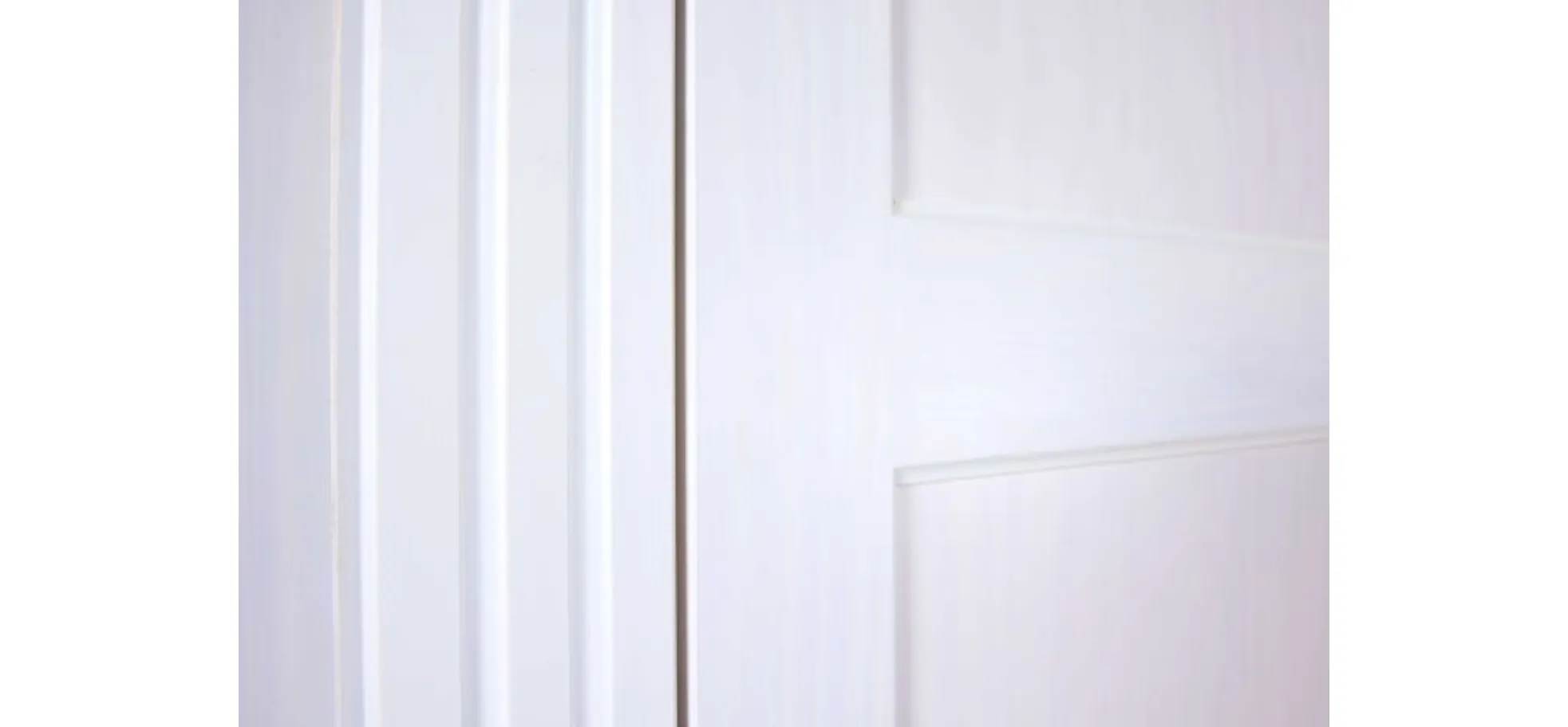 Drehtürenschrank - B ca. 215 cm, Weiß, Oak Colori
