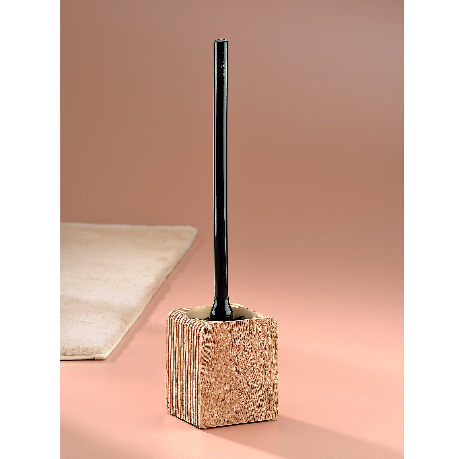 WC-Garnitur Kaiu 9x44x10 cm - Polyresin natur