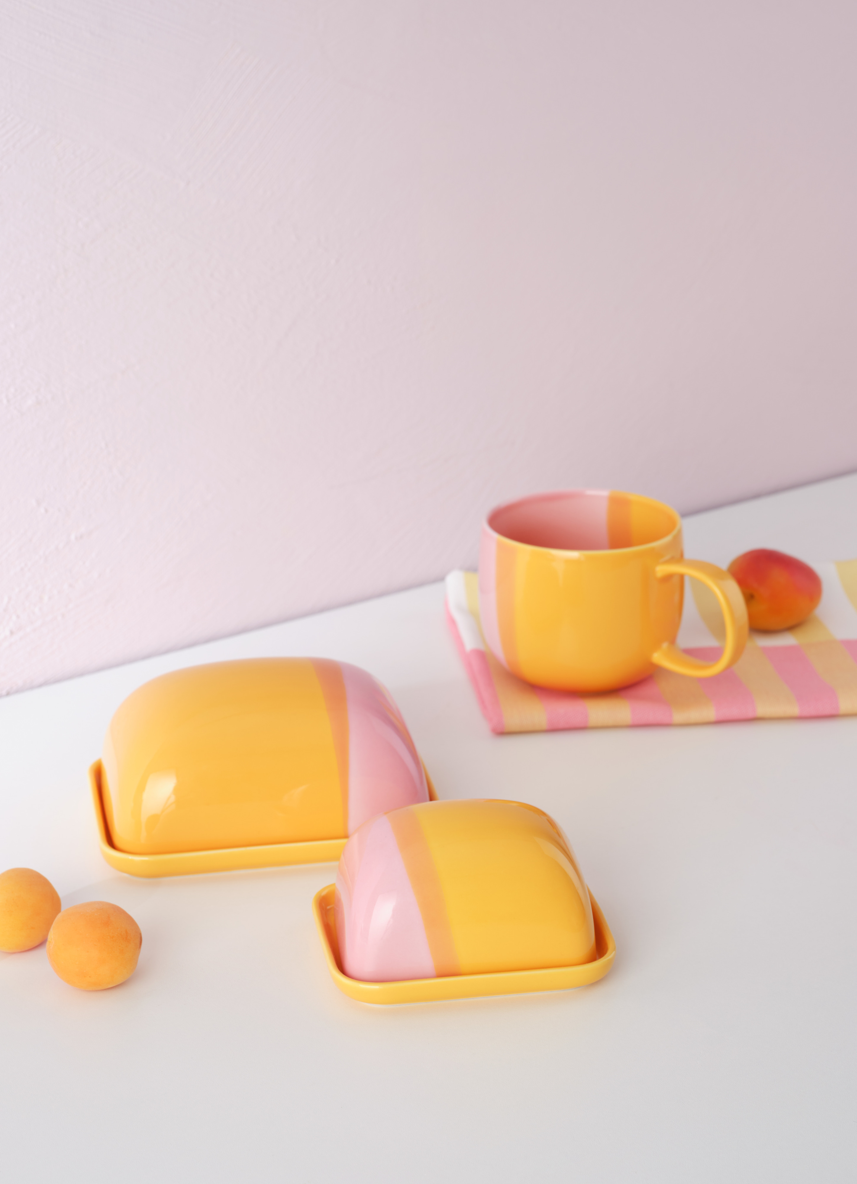 Butterdose joy, passion fruit smoothie - 15,5x12,5 cm, Höhe 7 cm