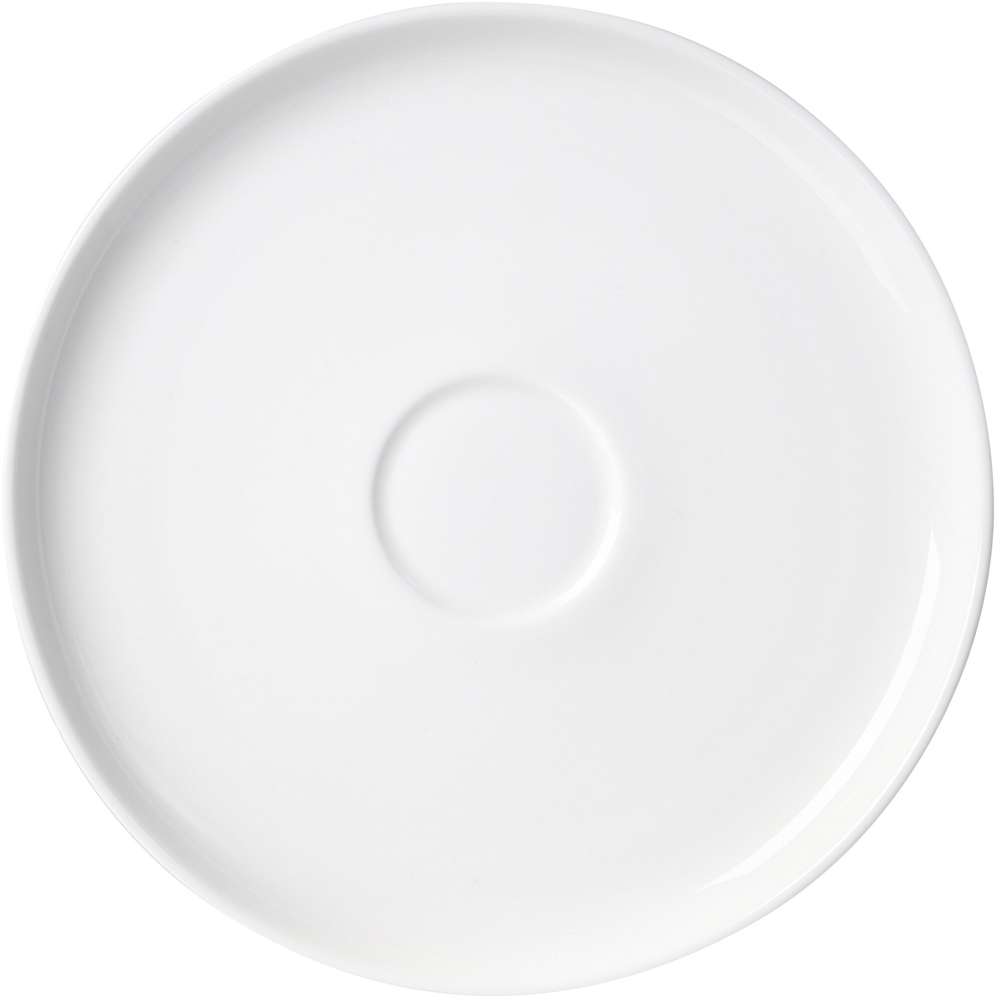 Espresso-Untertasse Skagen Weiss 11 cm - Porzellan, spülmaschinenfest, rund, weiß