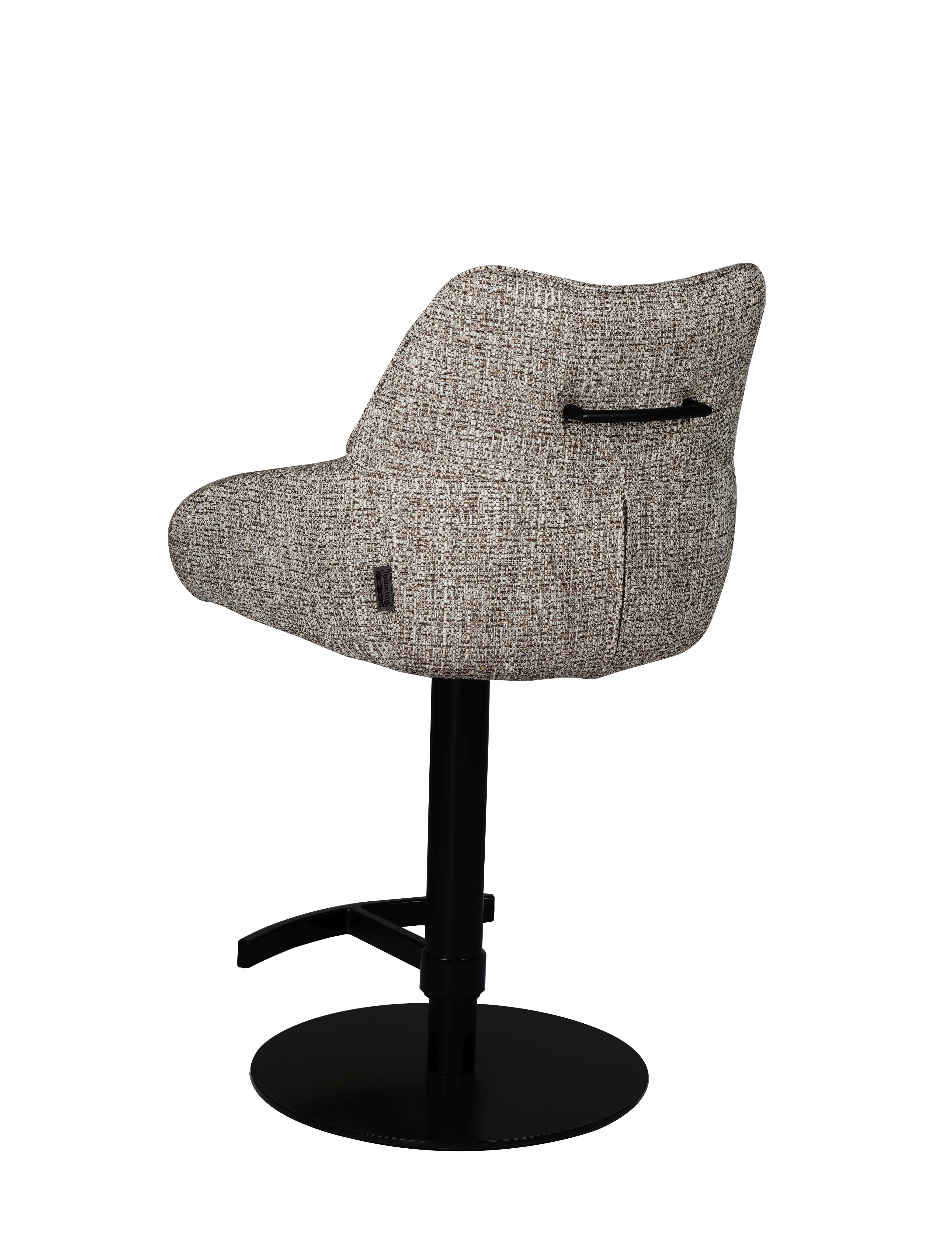 Barhocker, Stoff braun  - Mattea