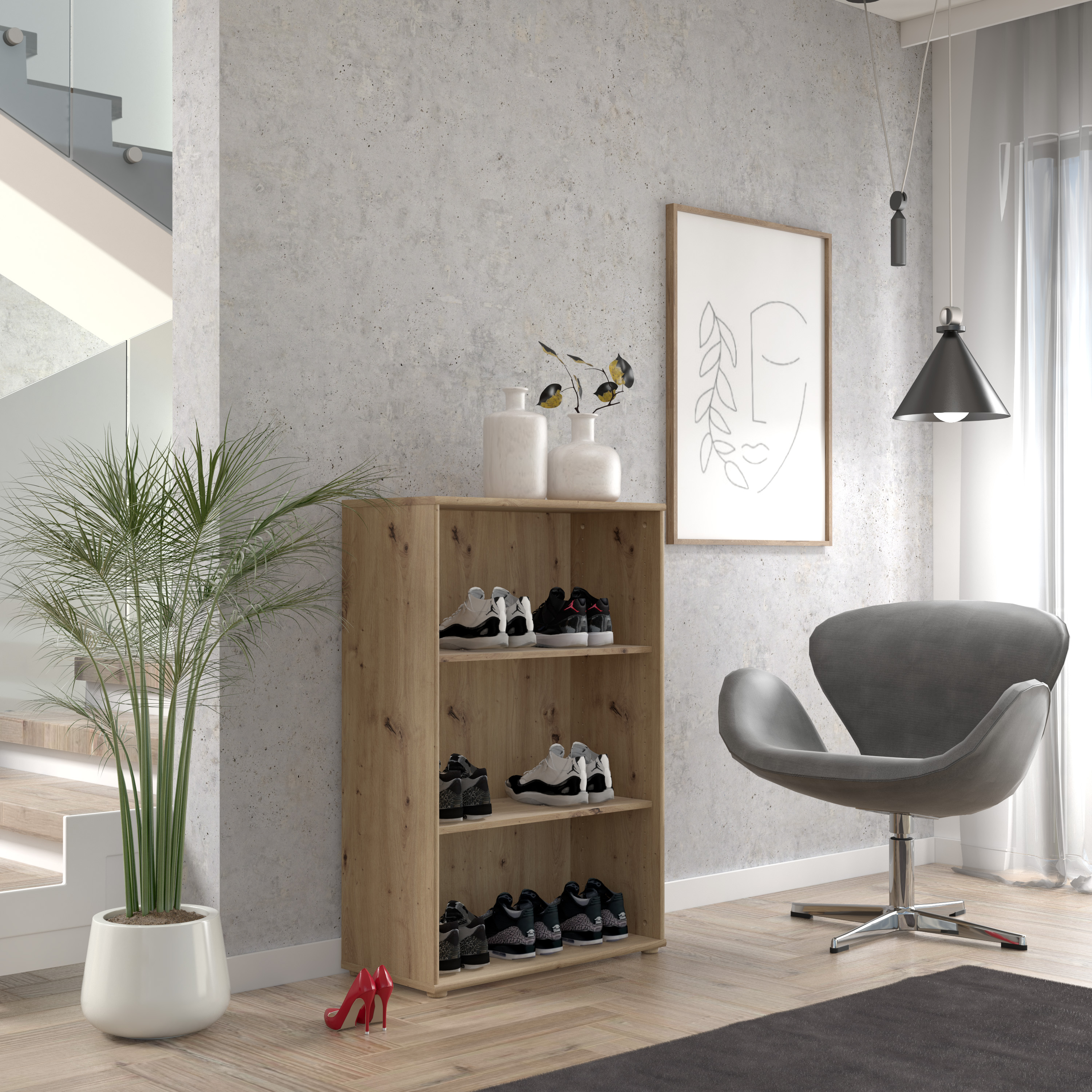 Regal, Artisan Eiche - Faik