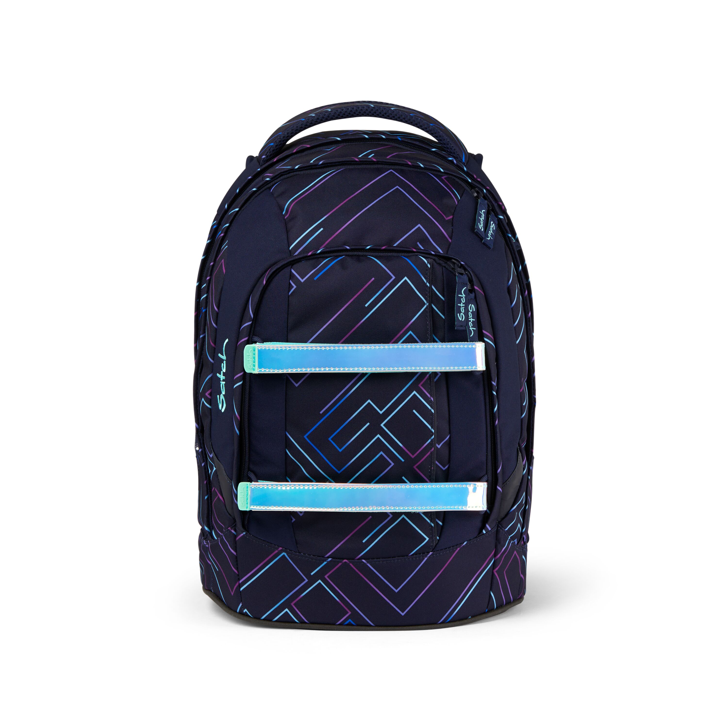 Schulrucksack Purple Laser - dunkelblau