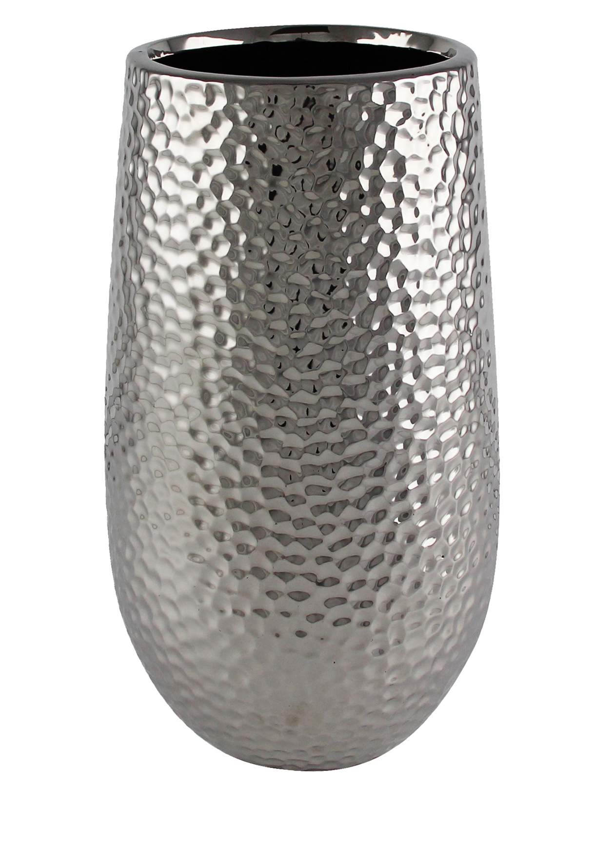 Vase Coro - silber 20cm Ø, 38cm Hoch