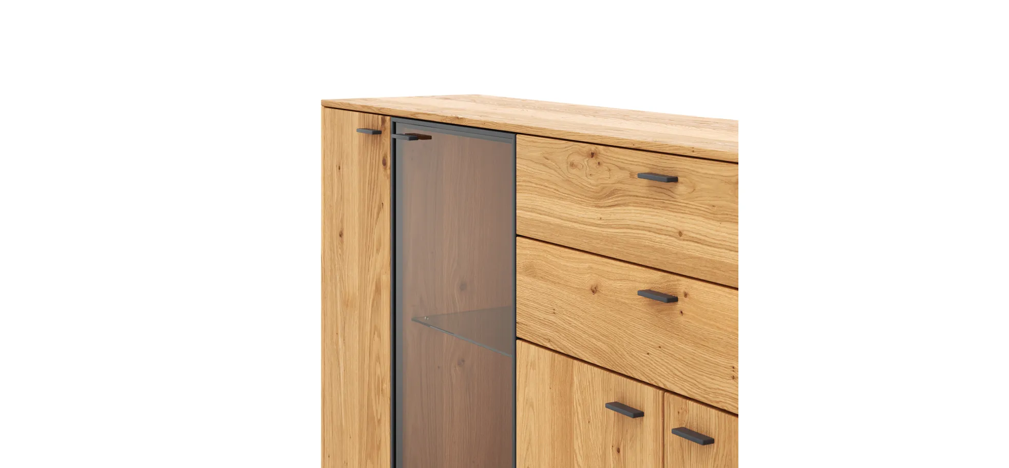 Highboard Fibra - Asteiche massiv