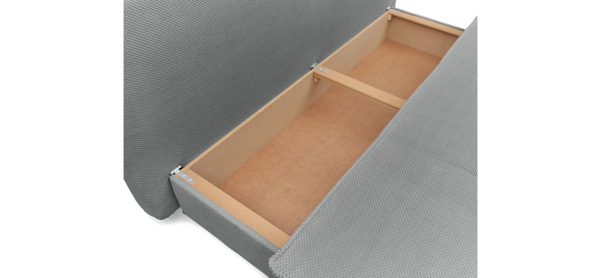 Querschläfer Junnis,Wellenunterfederung - mit Schlaffunktion und Bettkasten