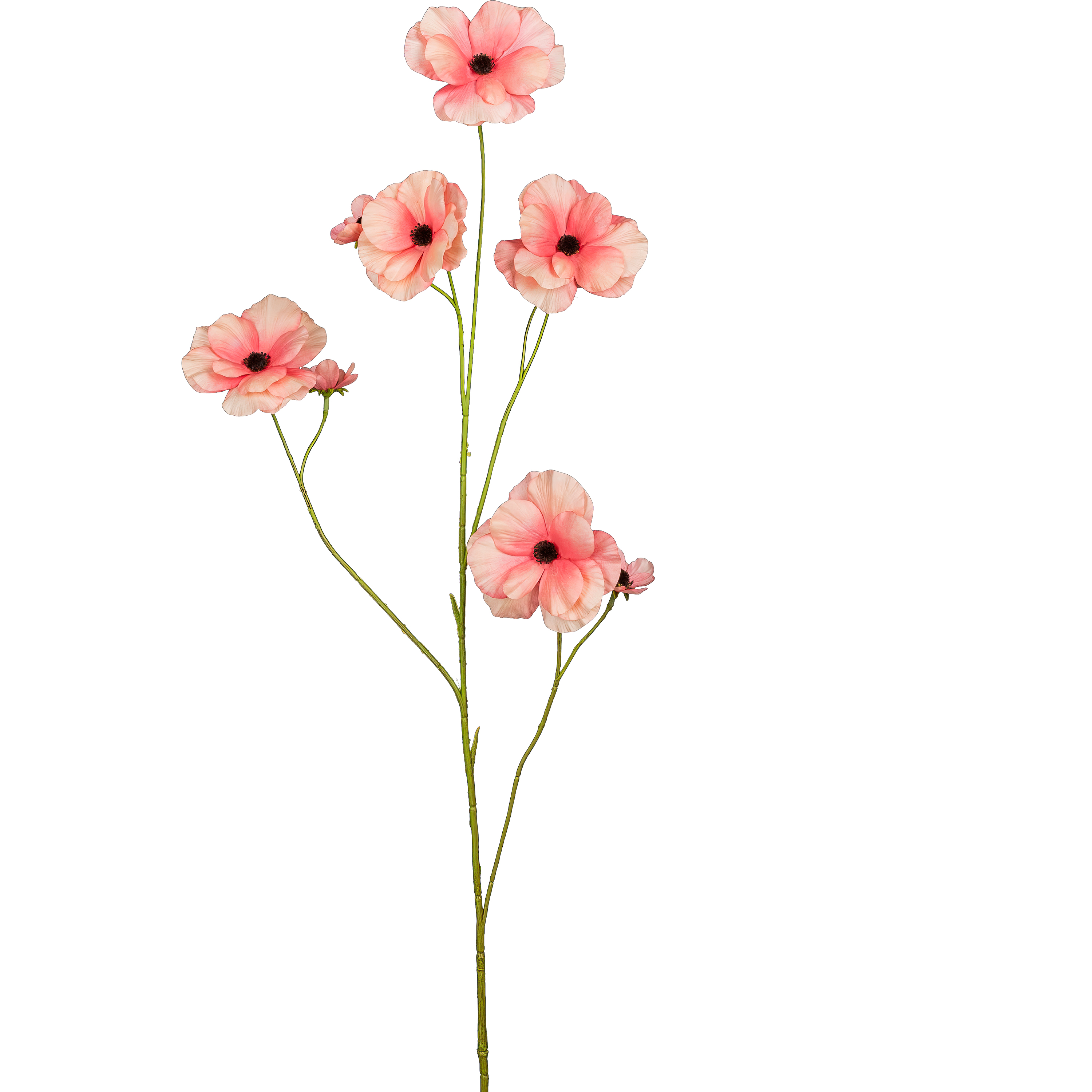 Kunstblume - Ranunkel, 103cm, apricot