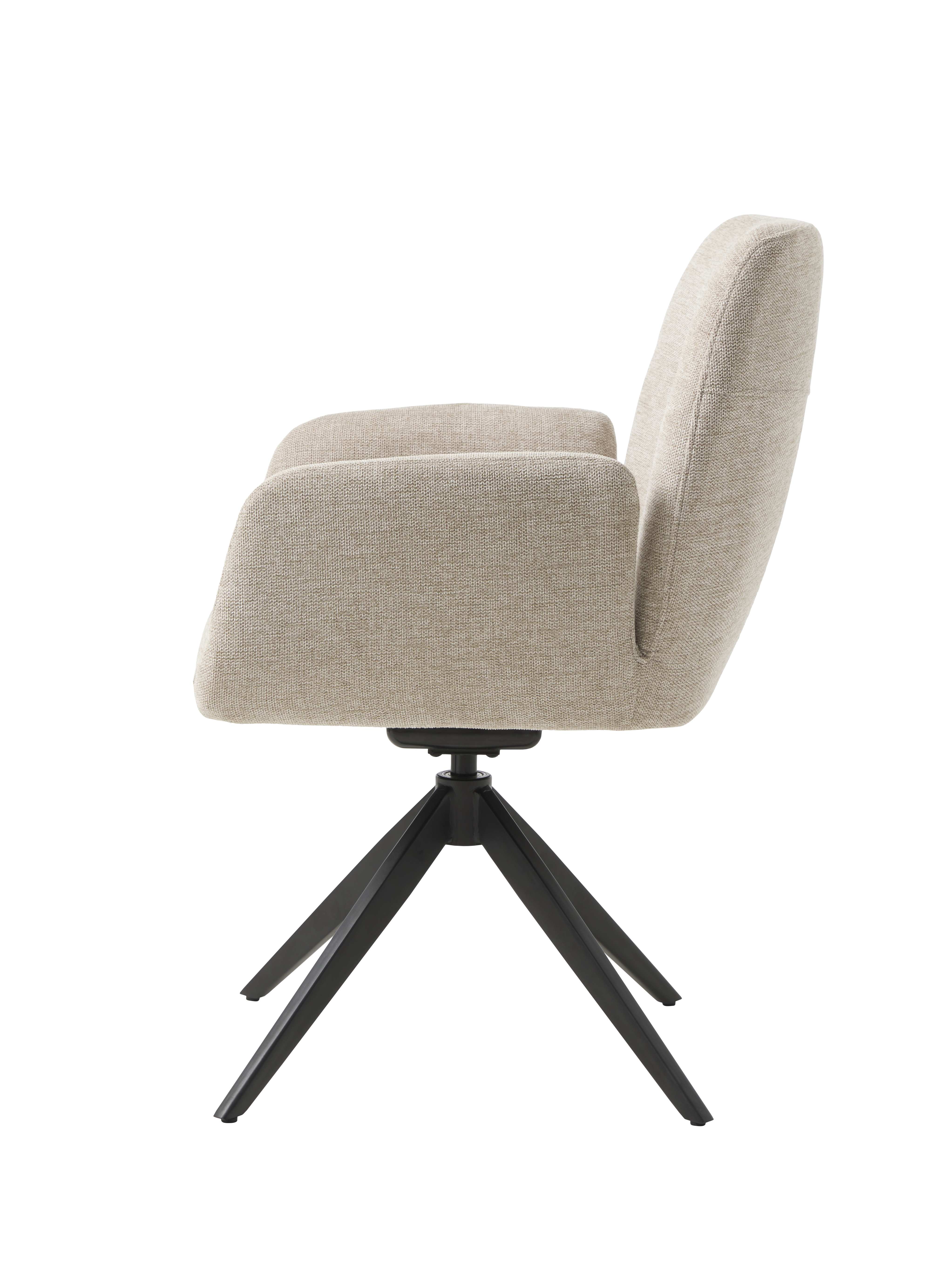 Armlehnstuhl, drehbar, Bouclé Sand - Ulima