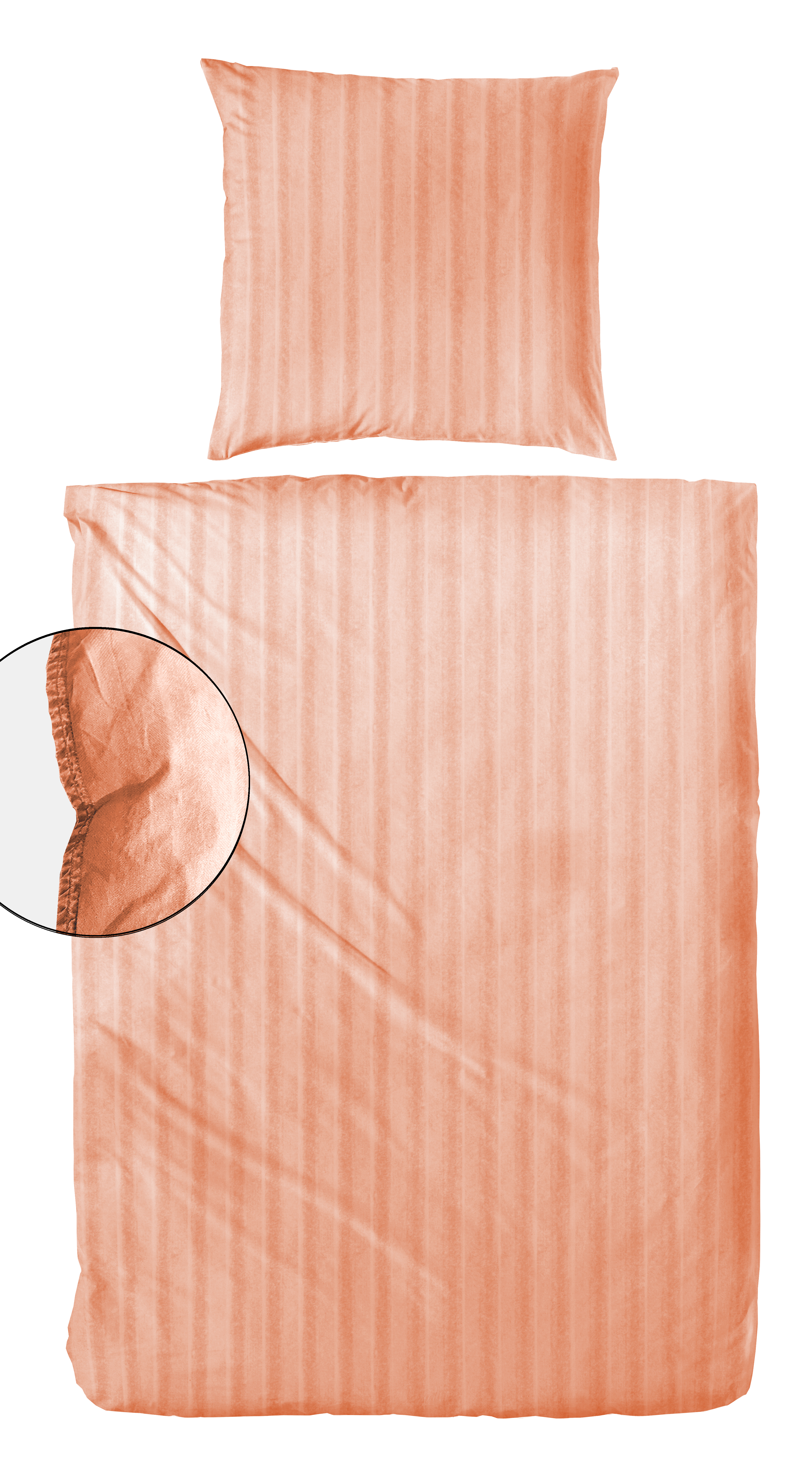 Renforce-Bettwäsche stonewashed Style - 155x220cm