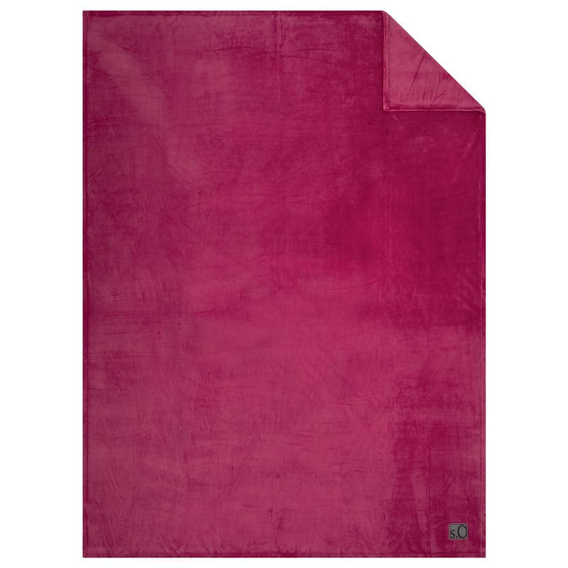 Kuschelsoftdecke S.Oliver - 150x200 cm, magenta