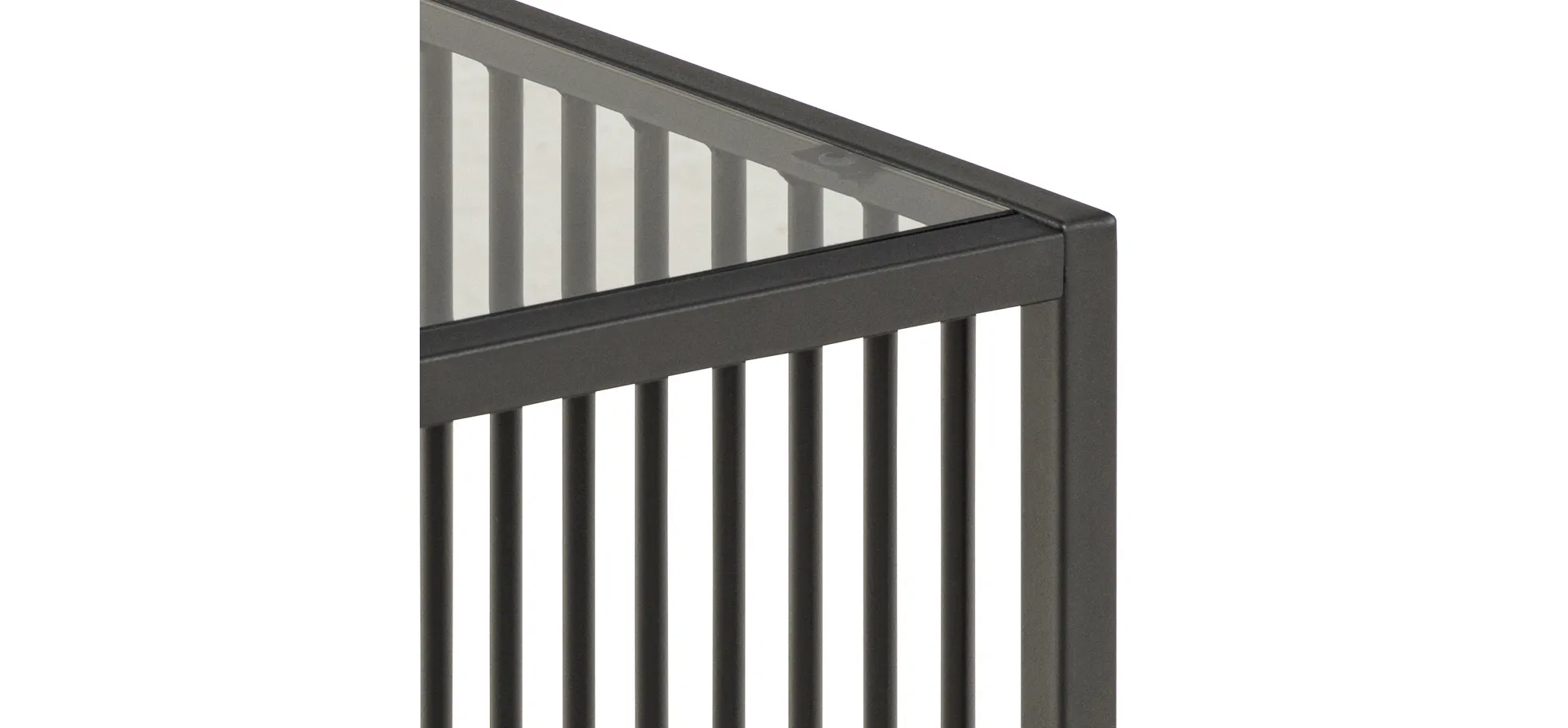 Beistelltisch, schwarz matt - Avelina