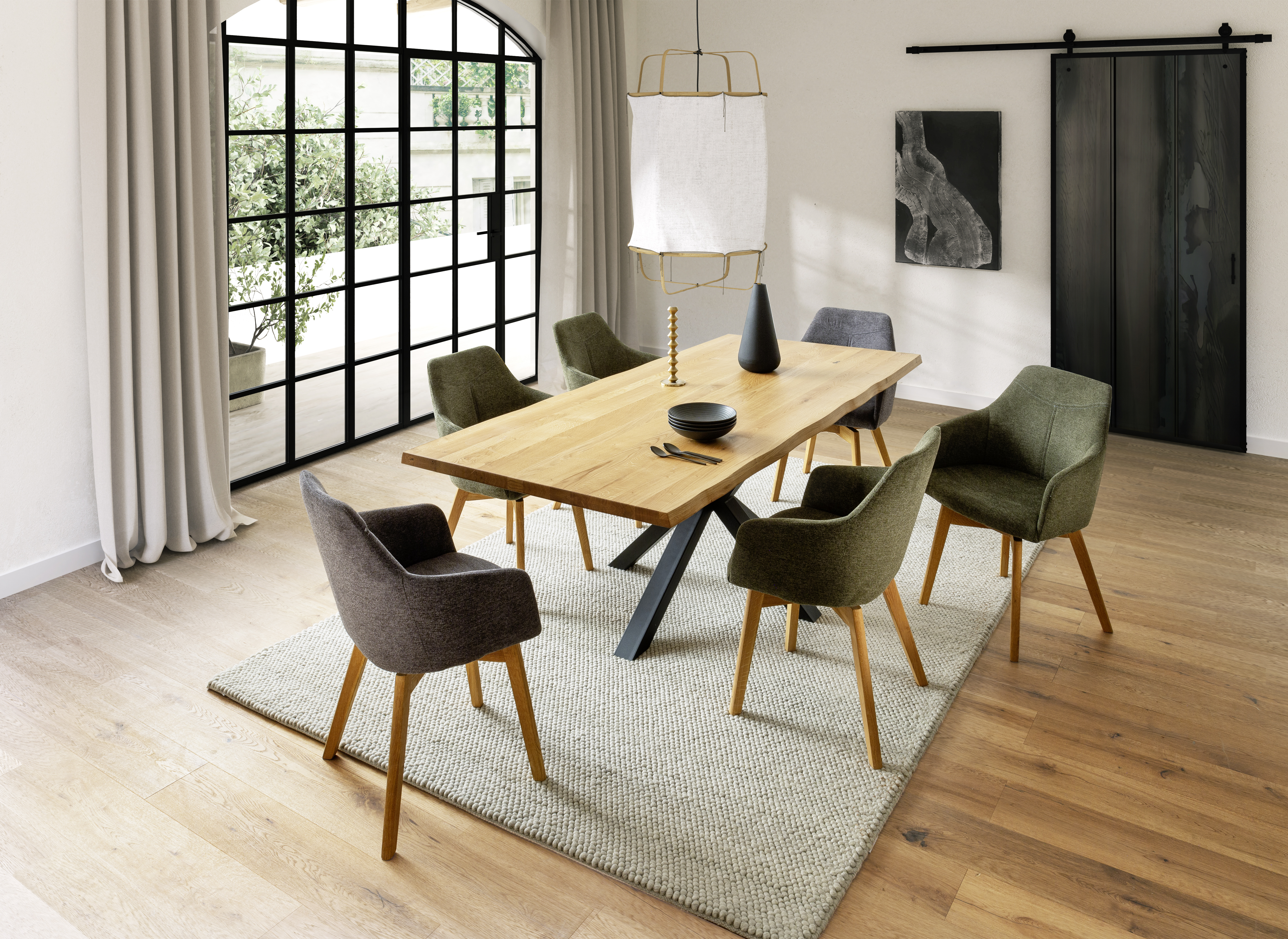 Esstisch, Wildeiche, rechteckig - MyStyle 4078