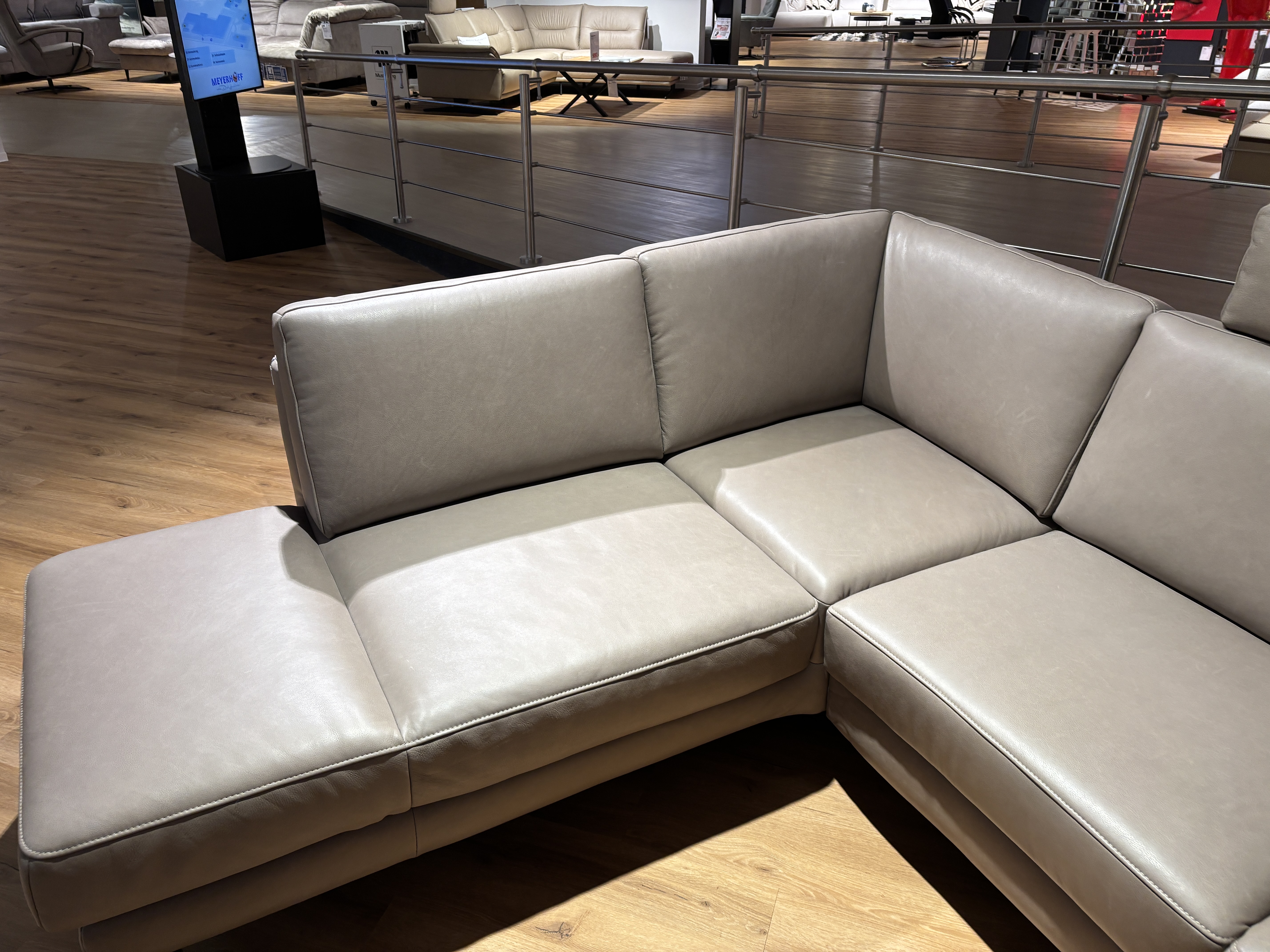 Funktion-Wohnlandschaft,Leder,Federkern - LS 496820