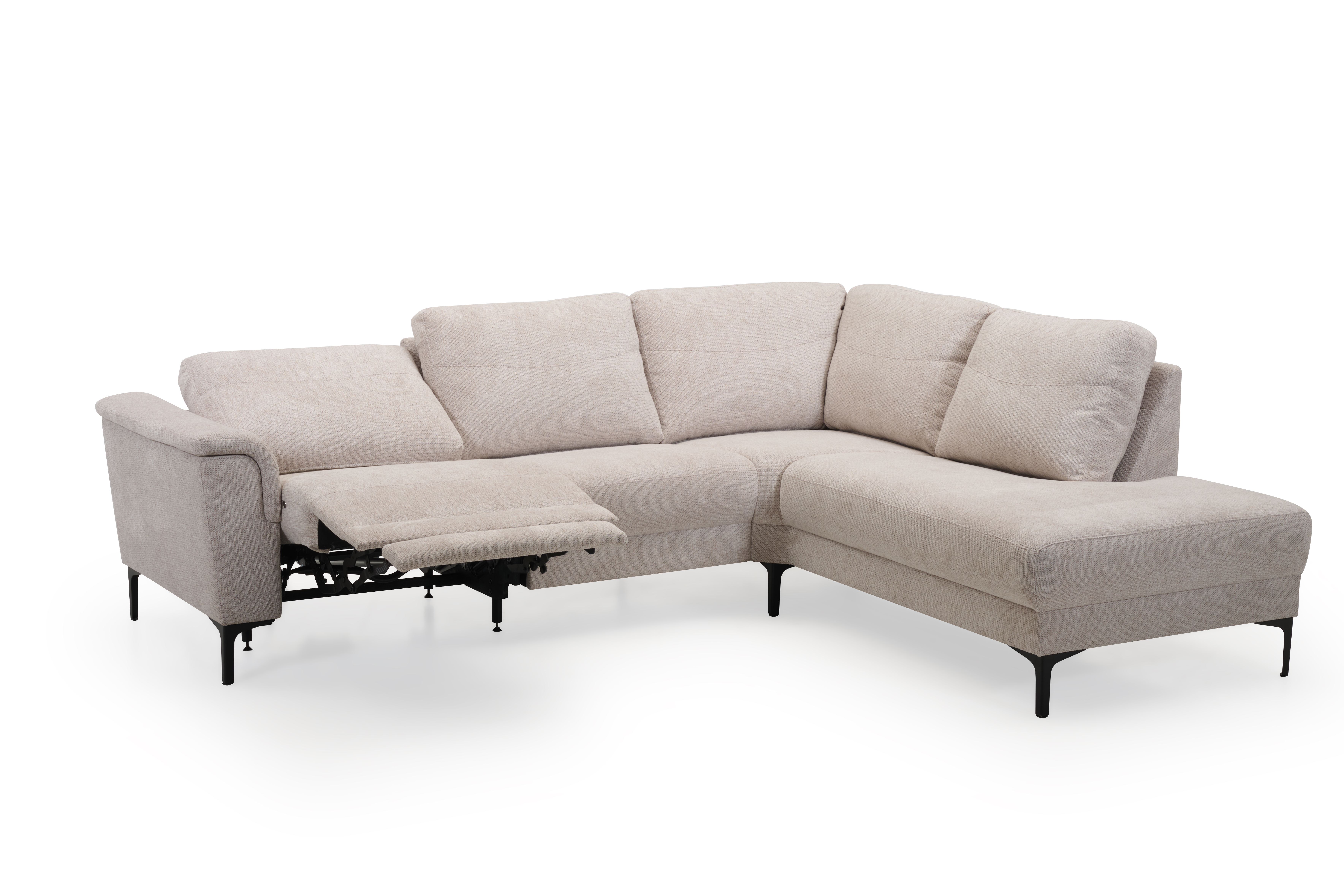 Ecksofa, Stoff Pale - LS26 Grace