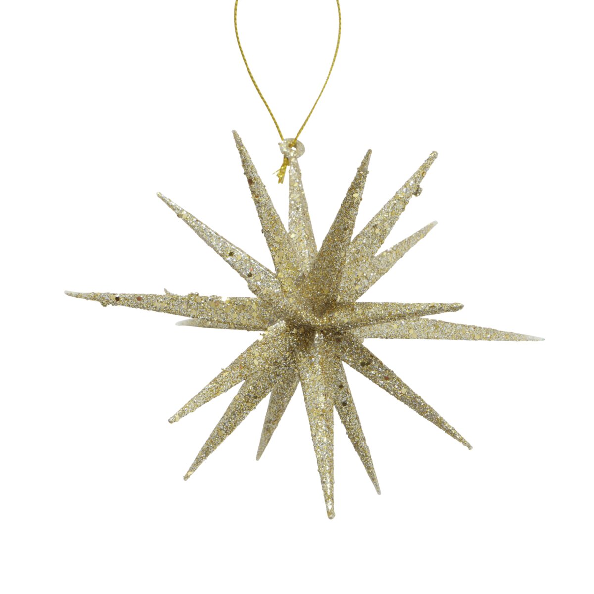 Dekoanhänger Tove, 2 tlg., Stern - H 15,00 cm, D 15,00 cm, gold