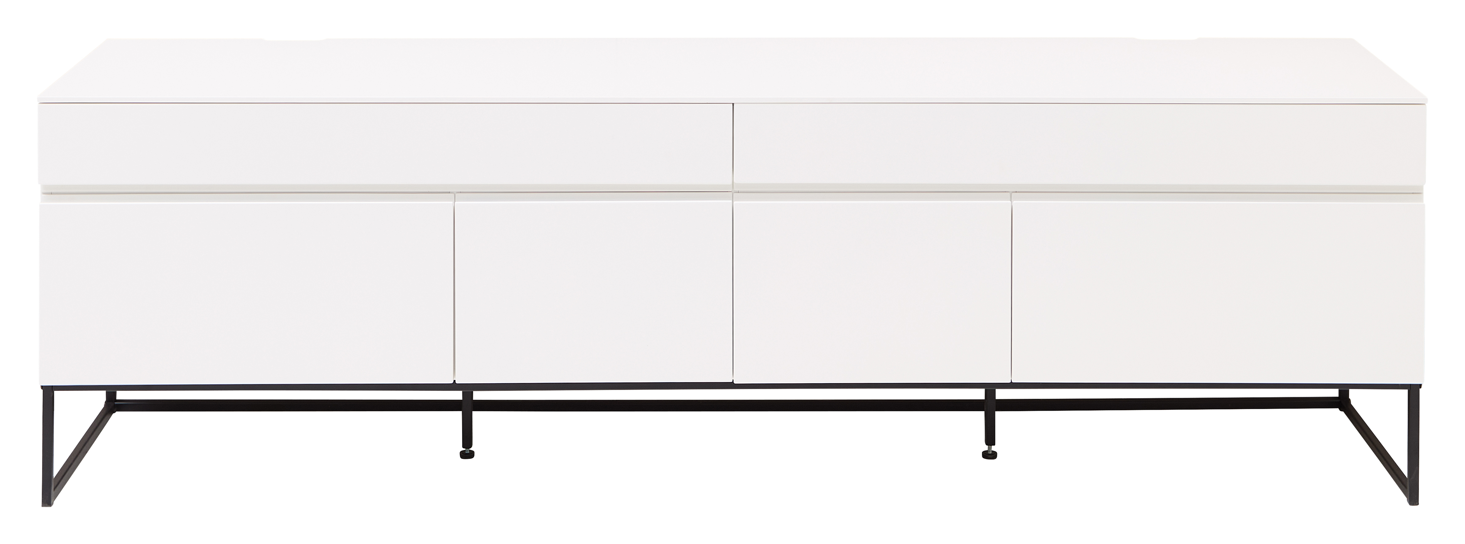 Lowboard, weiß MDF lackiert - MyStyle 1007