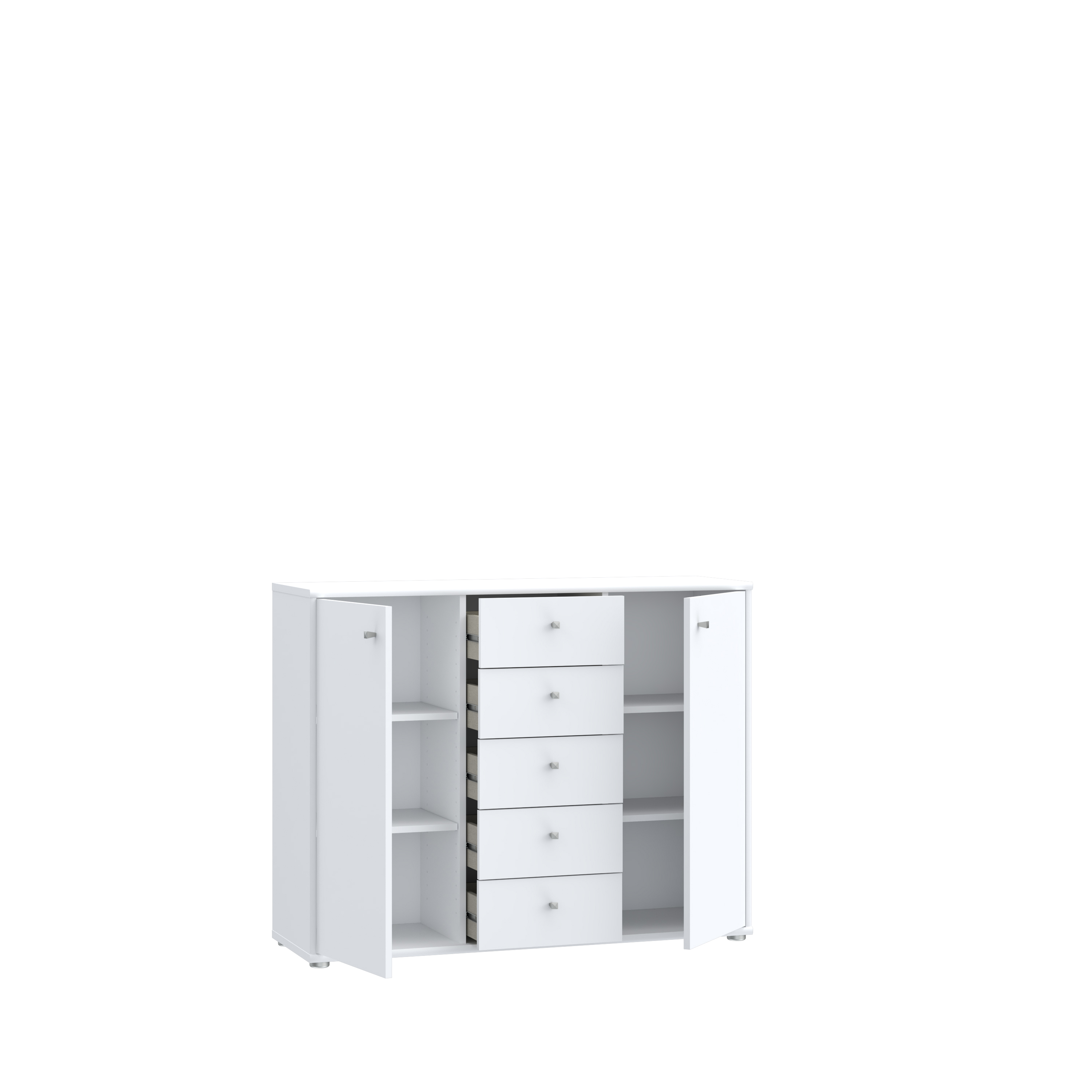 Kommode, weiß - Faik