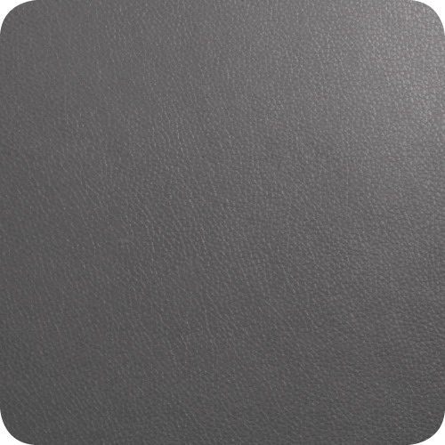 ASA 4er Set Untersetzer, basalt, Lederoptik - ca. 10 x 10 cm