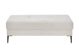 Hocker, Stoff cream - HILARY