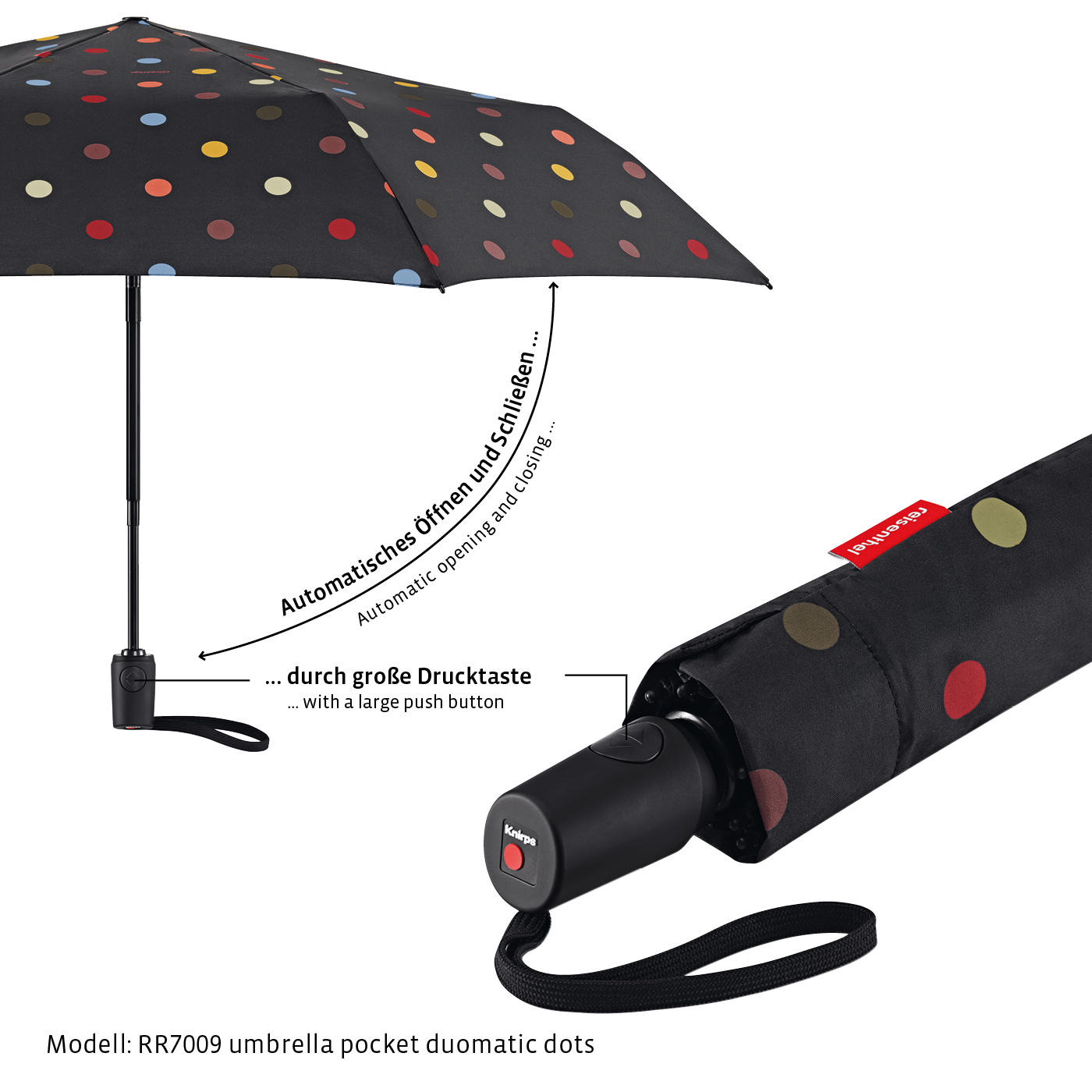 reisenthel, Regenschirm umbrella pocket - duomatic dots