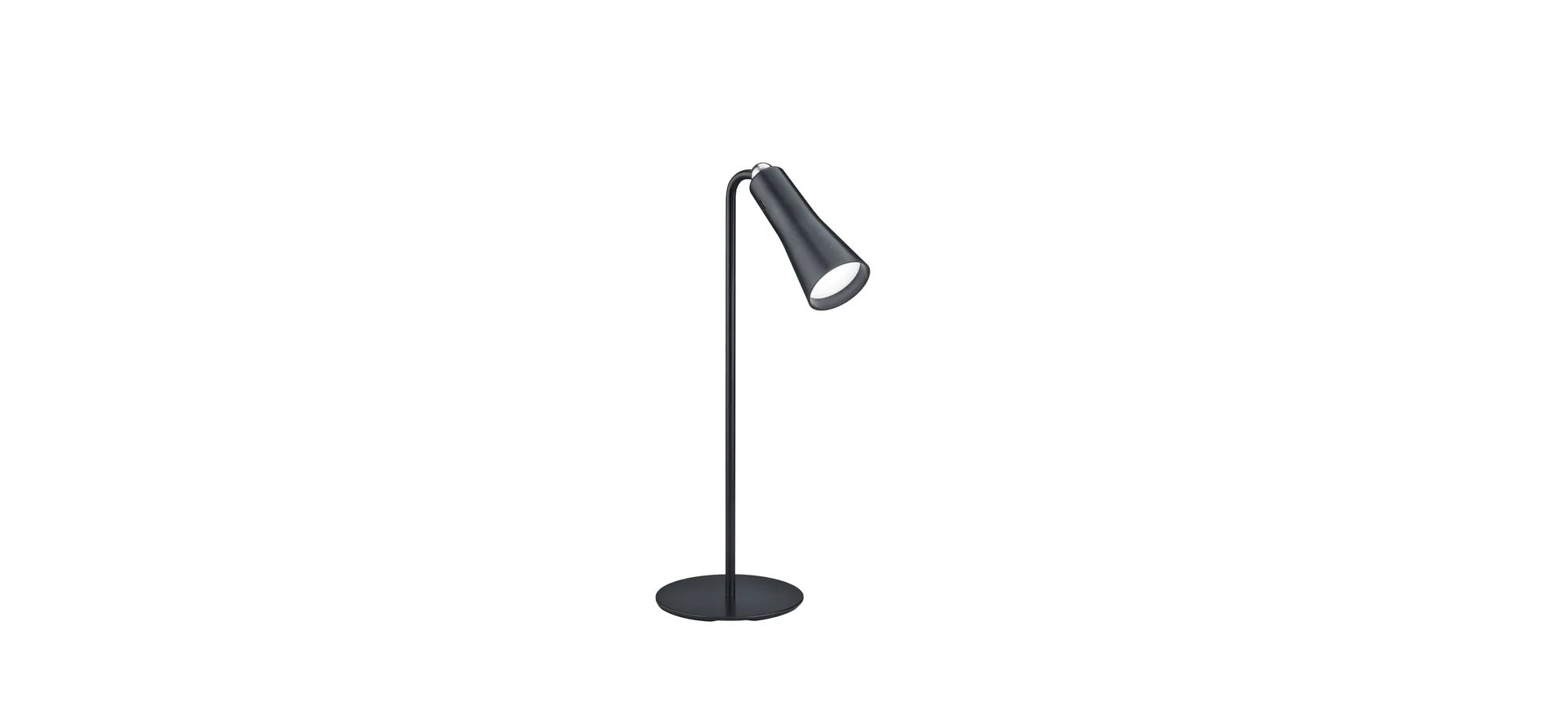 LED-Tischleuchte - 1flg., BHT ca. 20x36x12 cm, Schwarz