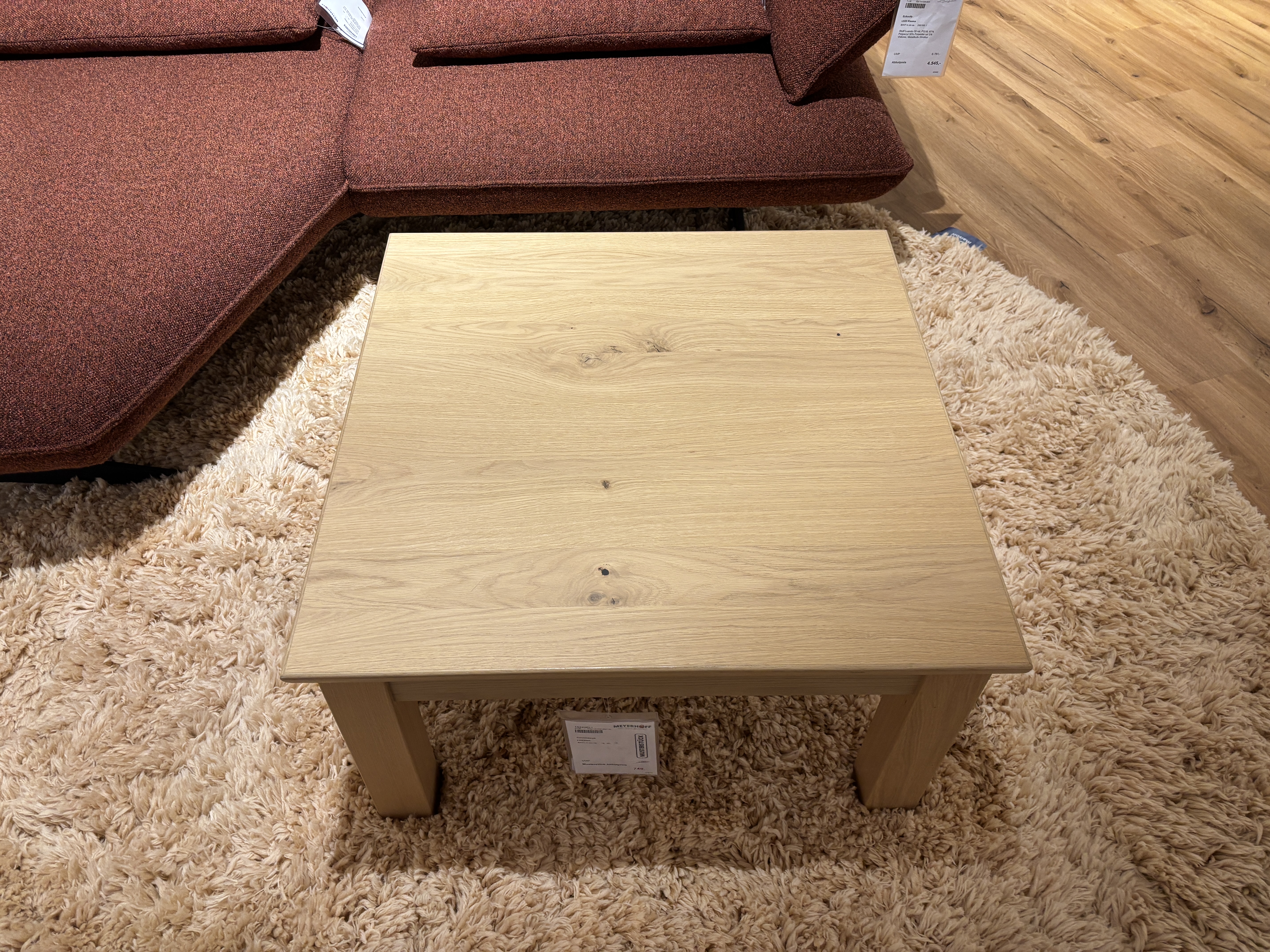 Couchtisch, Asteiche furniert - FRESNO