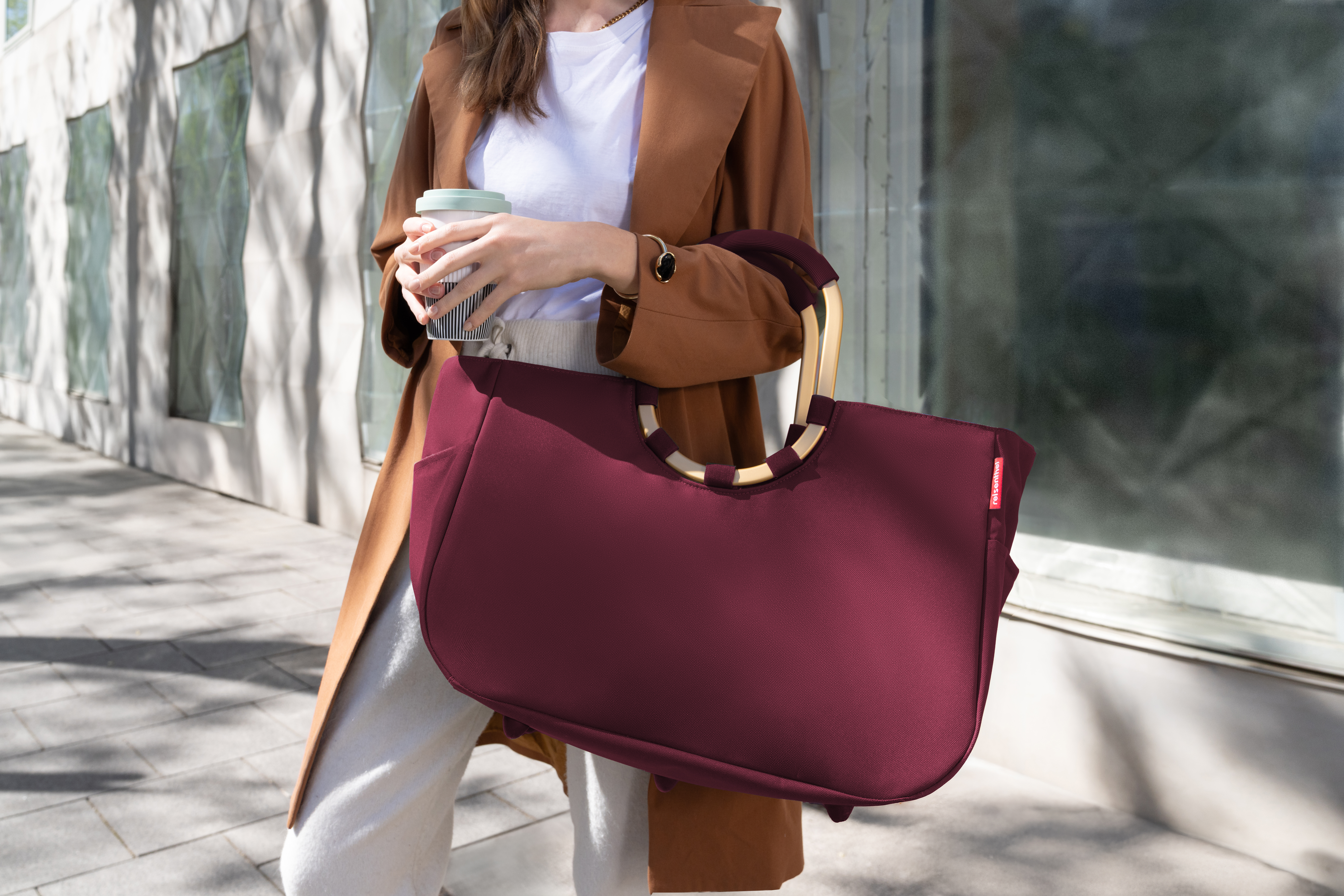 reisenthel, loopshopper L - dark ruby gold - Sonderedition