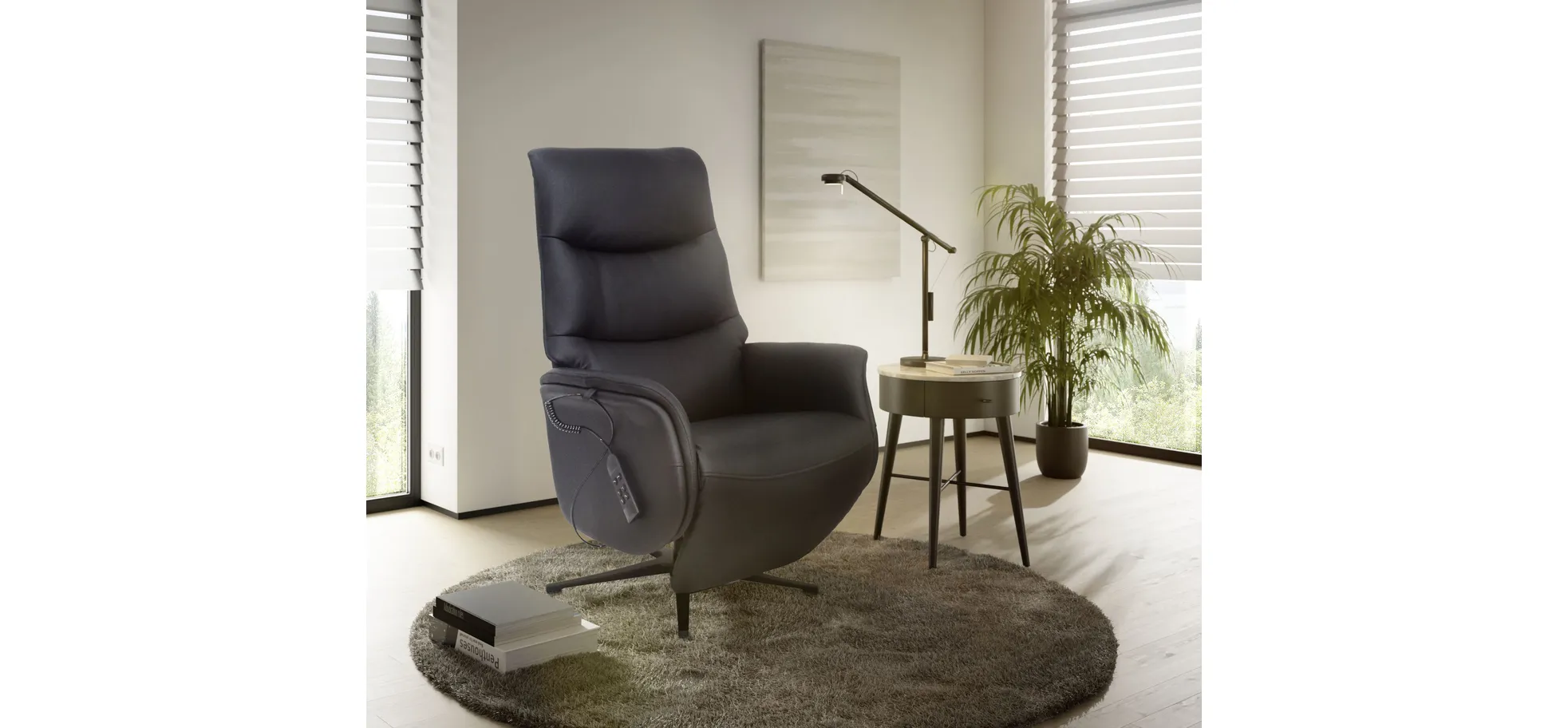 Fernsehsessel, schwarz - Marek