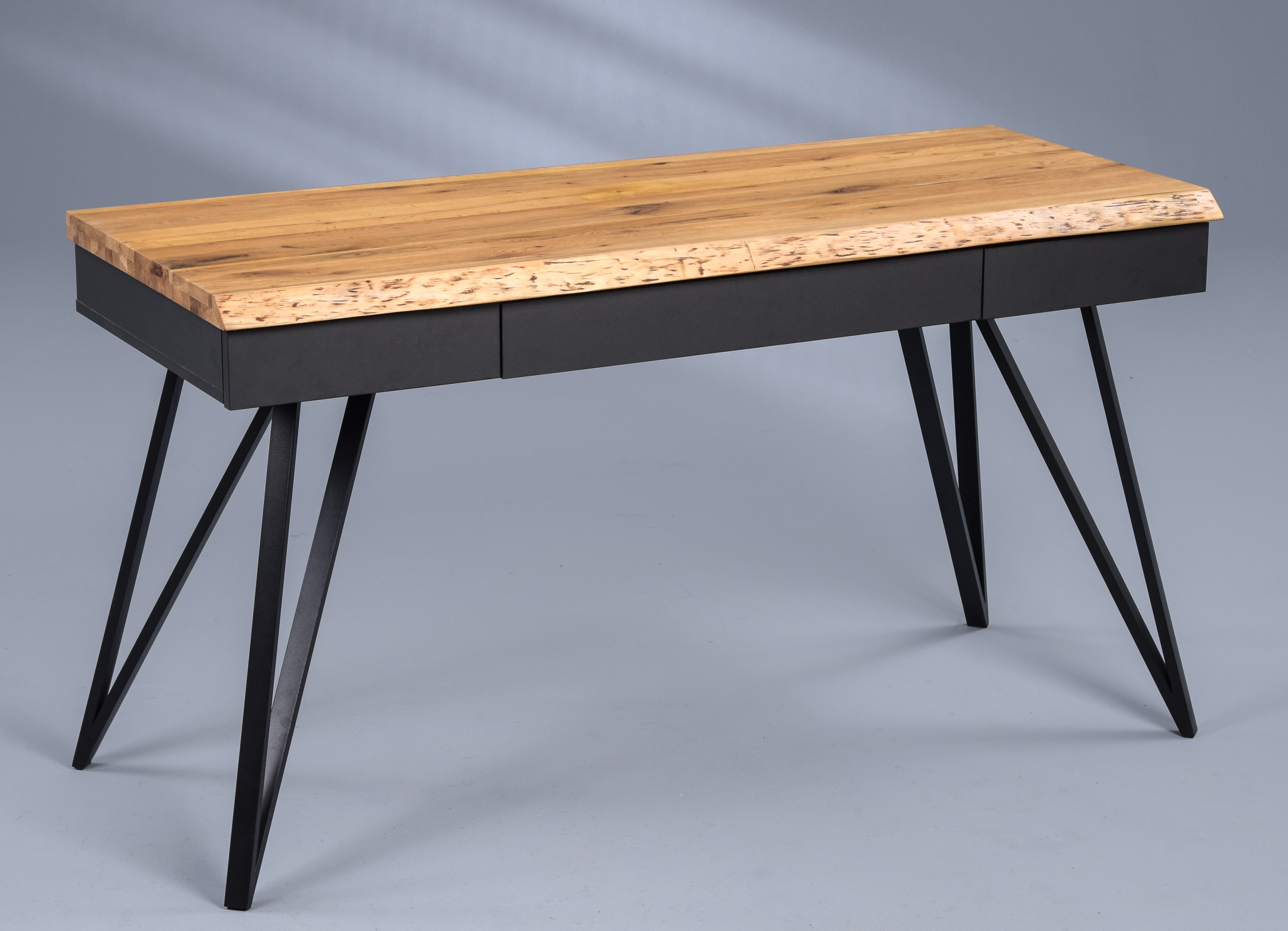 Schreibtisch, Wildeiche, 140 cm breit - Meira/Madline