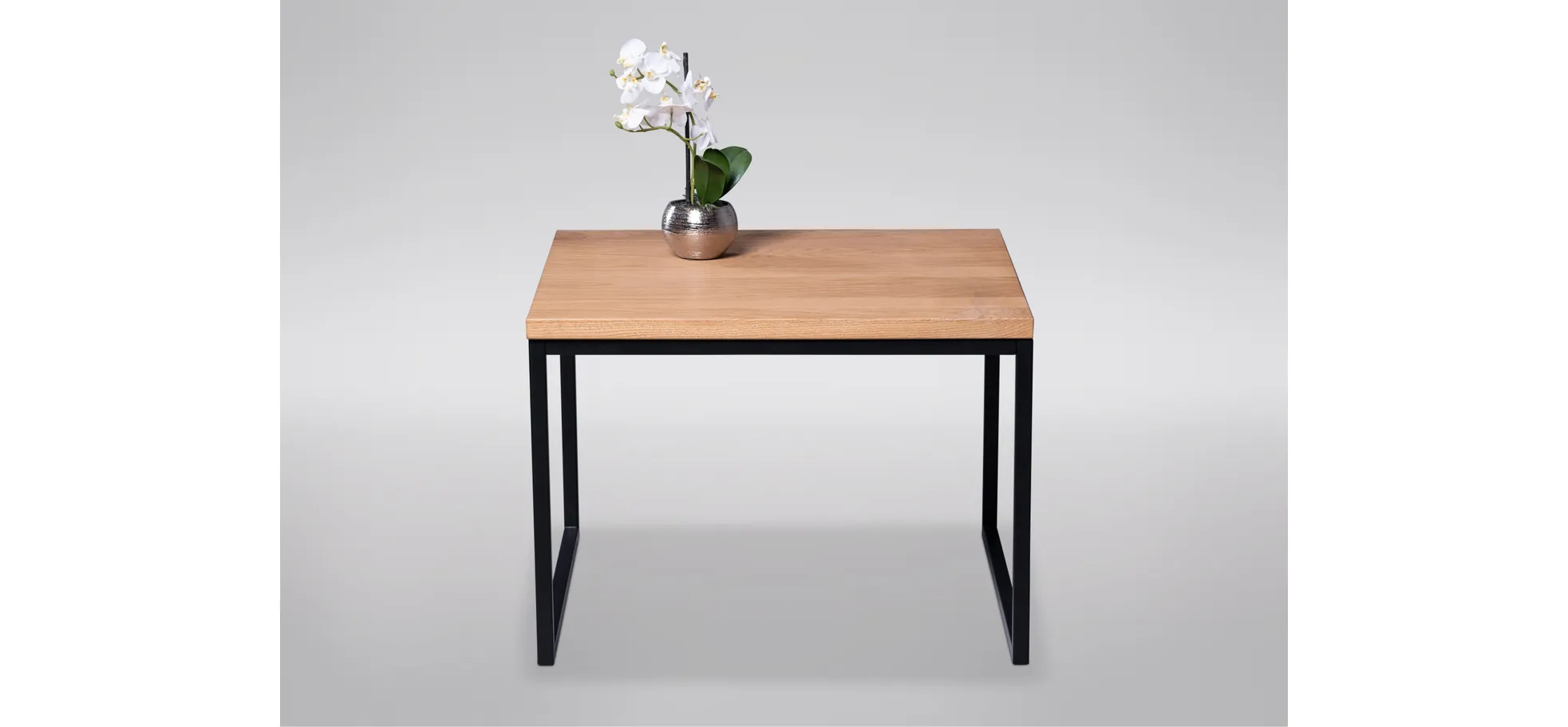 Couchtisch, Wildeiche, BHT 60x43x60 cm - Mirja