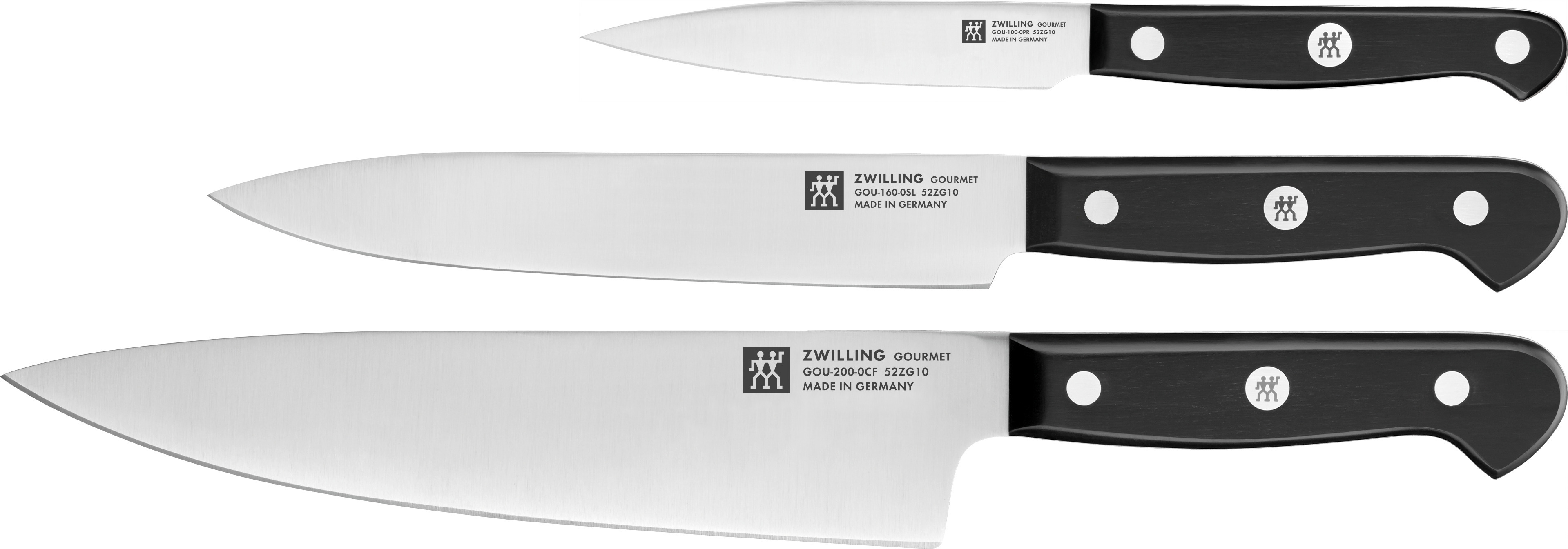 Messerset, 3-Tlg. - Zwilling Gourmet
