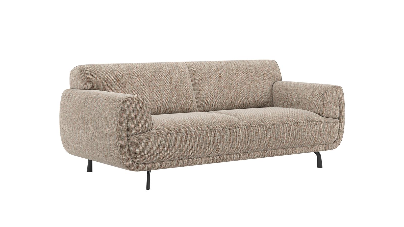 Sofa, 2,5-Sitzer, Stoff Kupfer - Belem - Xooon