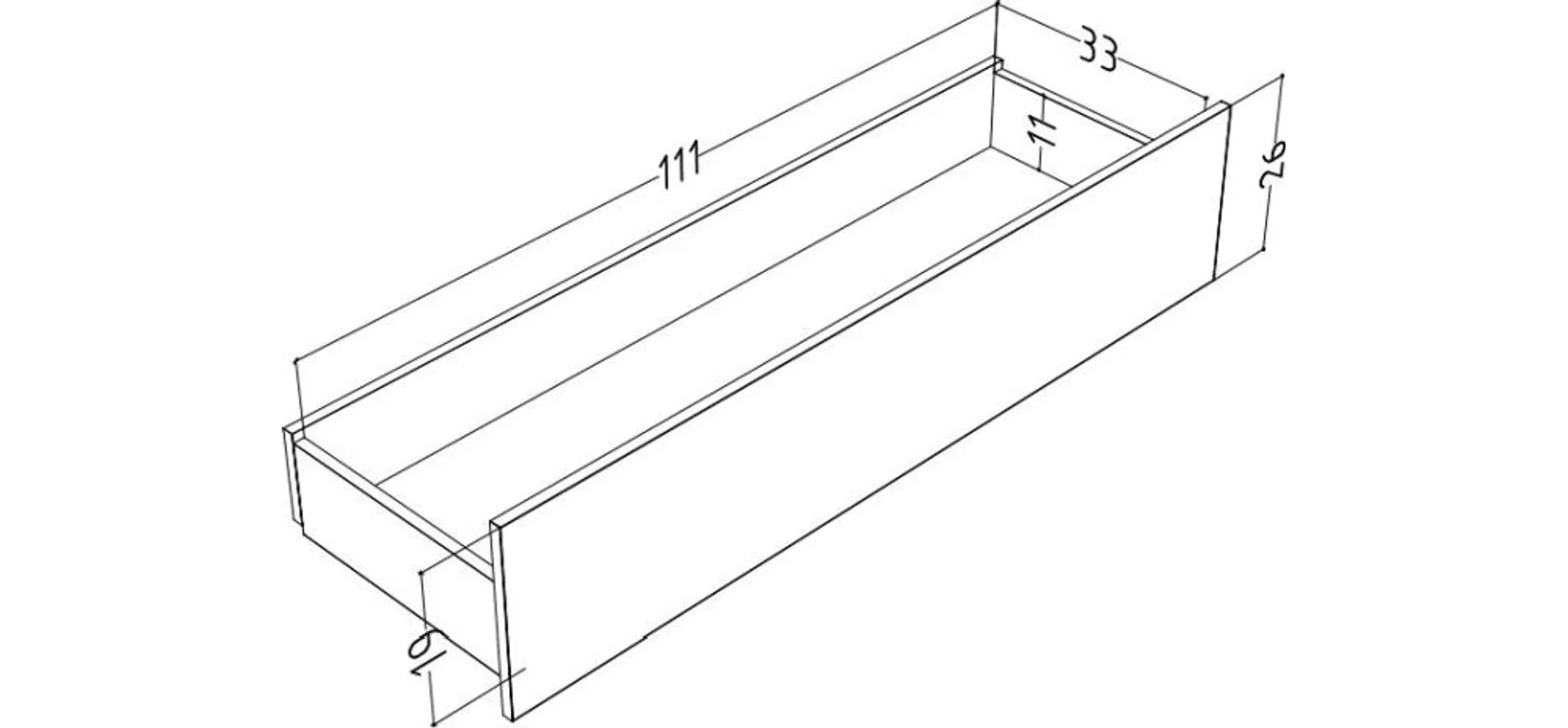 Lowboard - B ca. 207 cm, Weiß, Asteiche, Schwarz