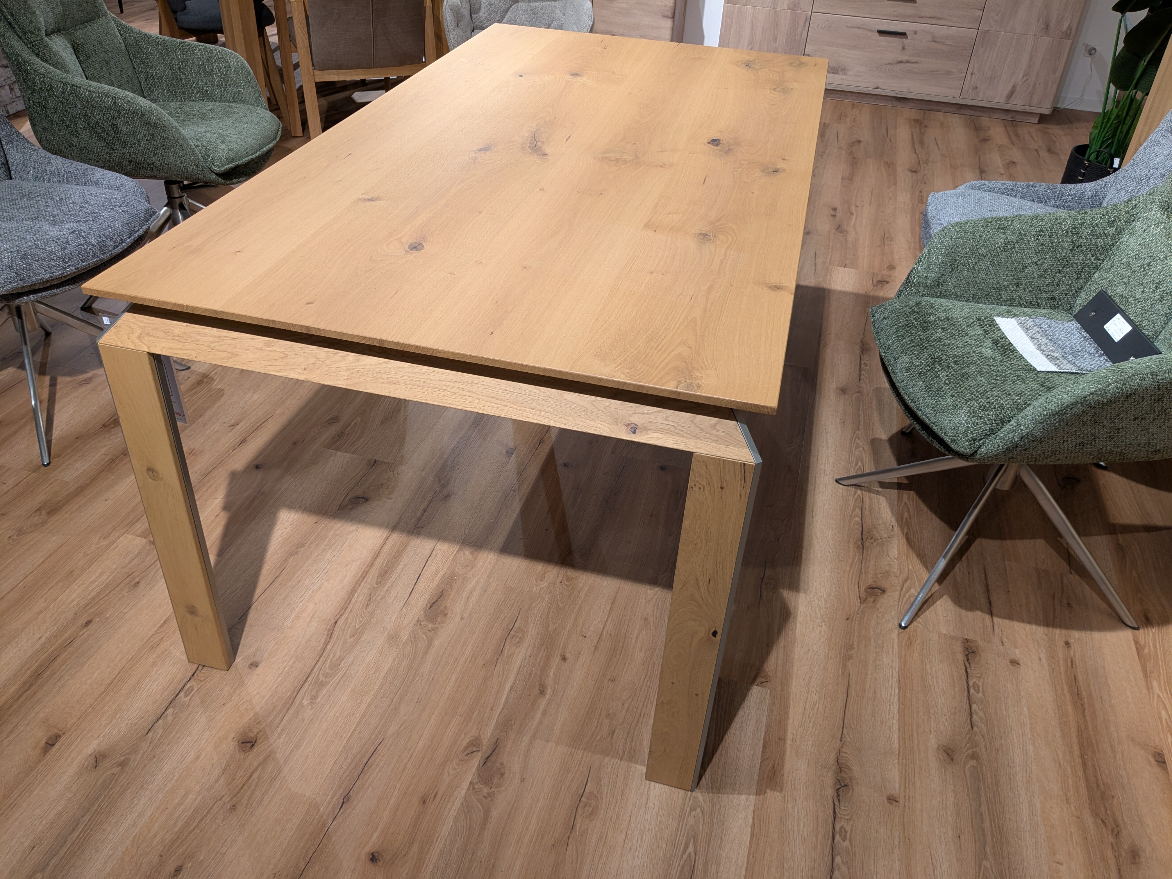 Esstisch mit Kopfauszug, Farbe Honig - LS 992621