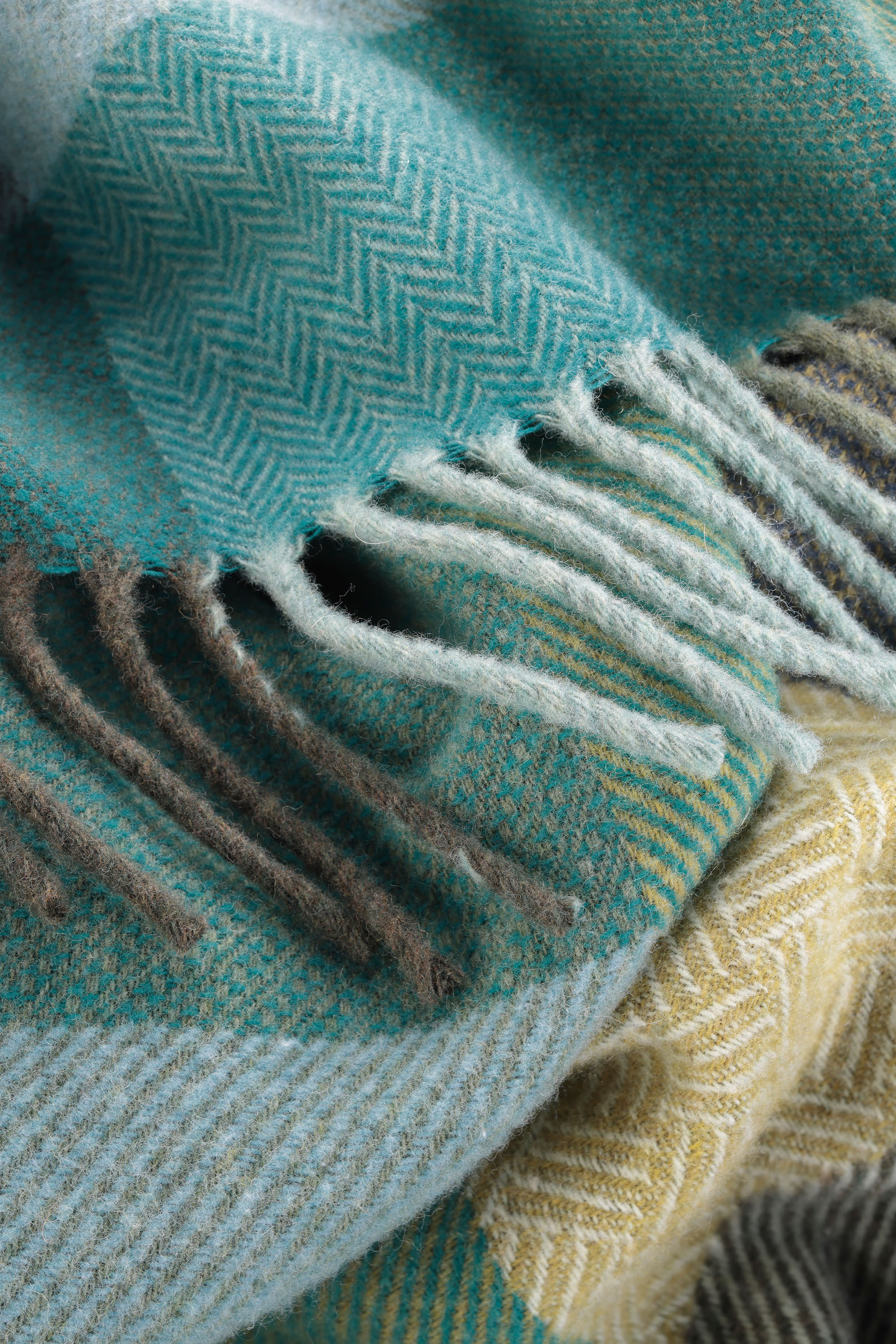 Plaid Green Shades - 130 x 170 cm