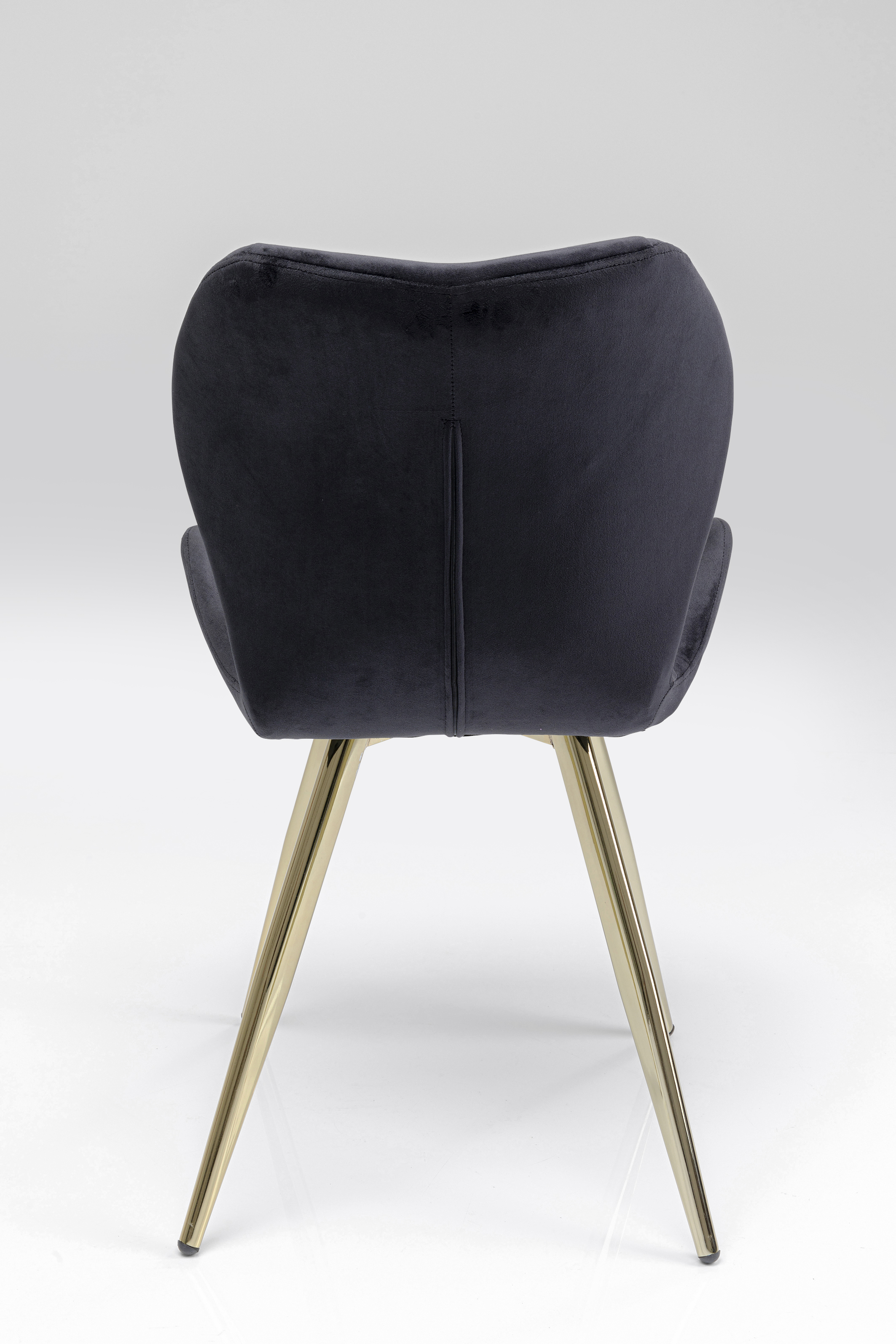 Stuhl Viva, schwarz, Samtoptik - Viva