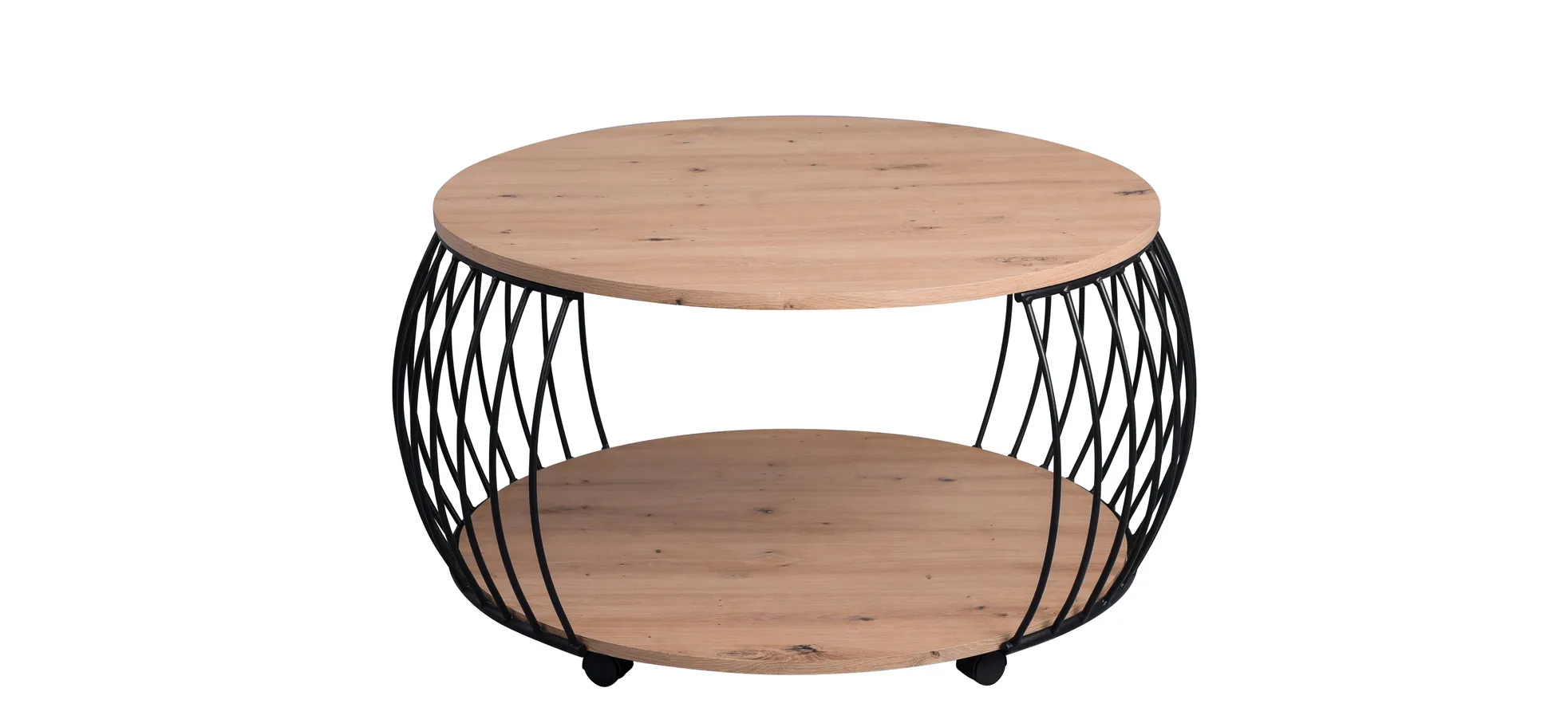 Couchtisch, Dekor Artisaneiche, Ø 60 cm - MYTREND 237