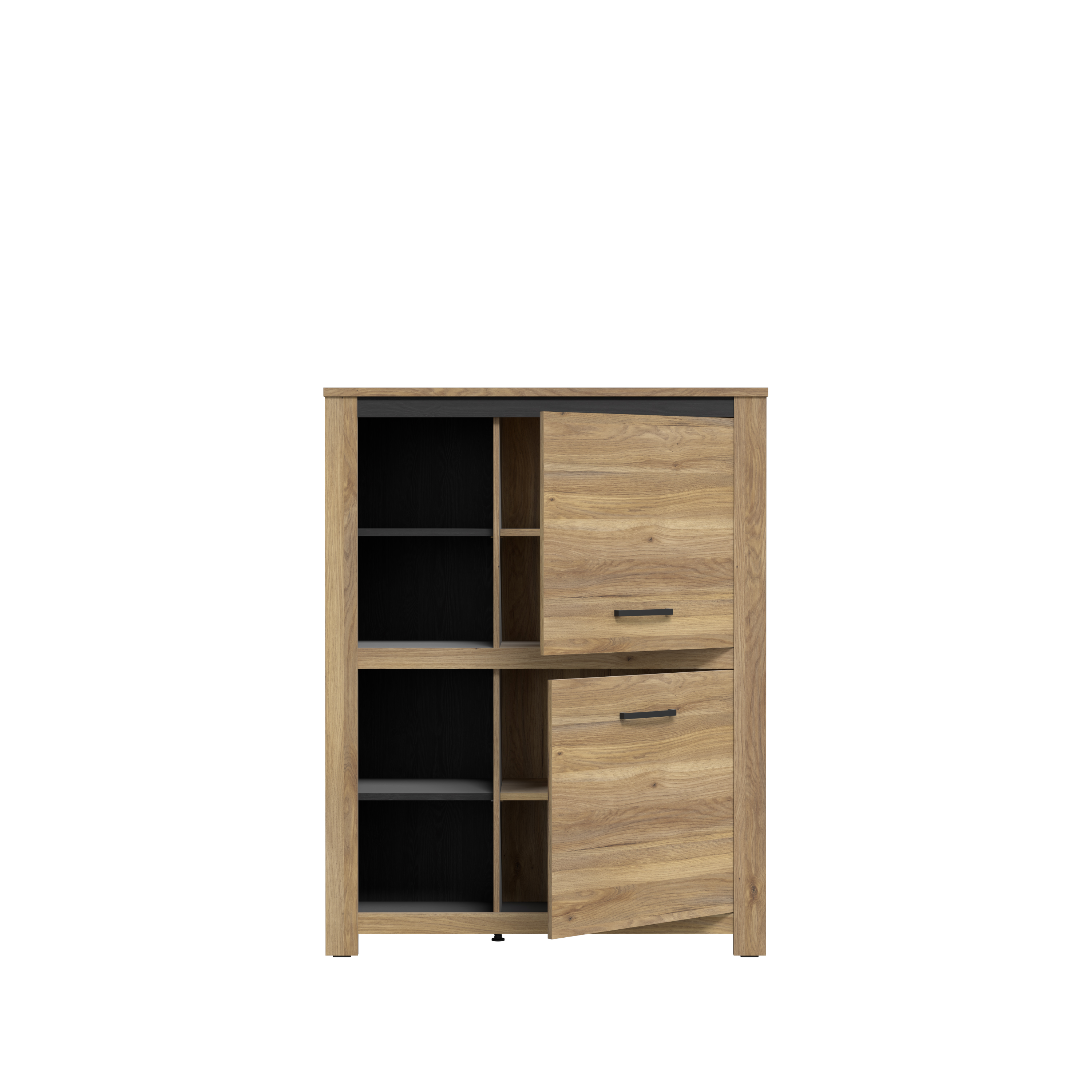 Highboard, Mauvella Oak/Cabezone - Fares 
